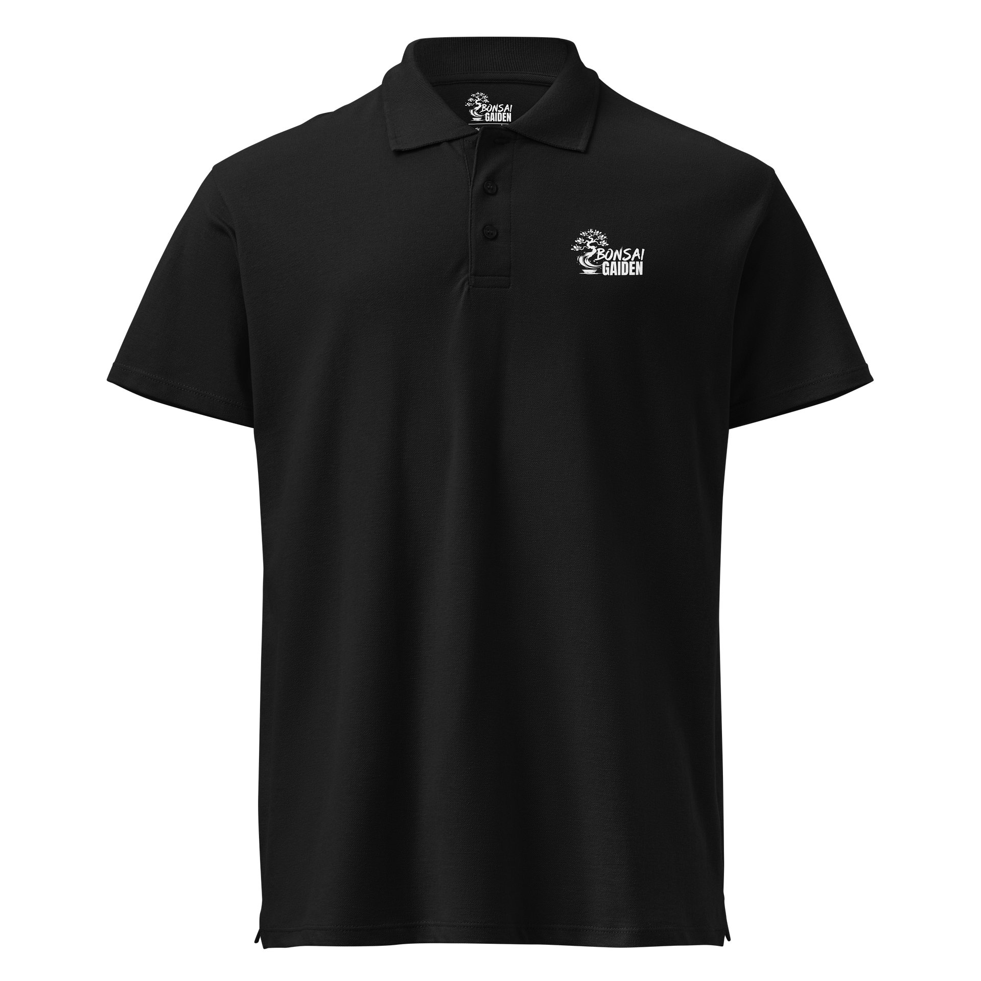 Pixelated Silhouette Unisex Polo Shirt product image (1)