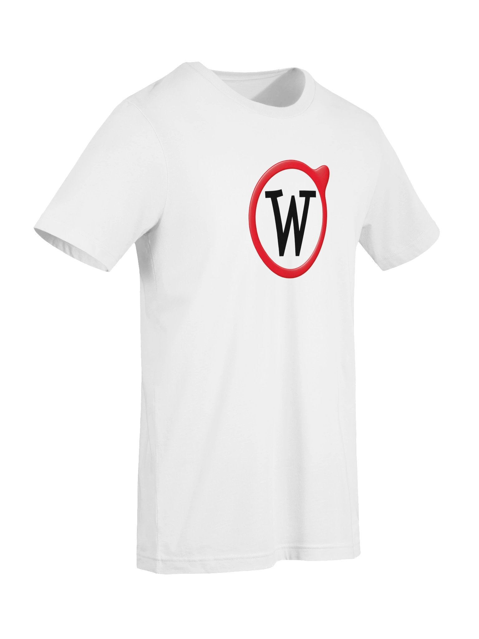 the striking Weckipedia logo on a supersoft t-shirt - white product image (7)