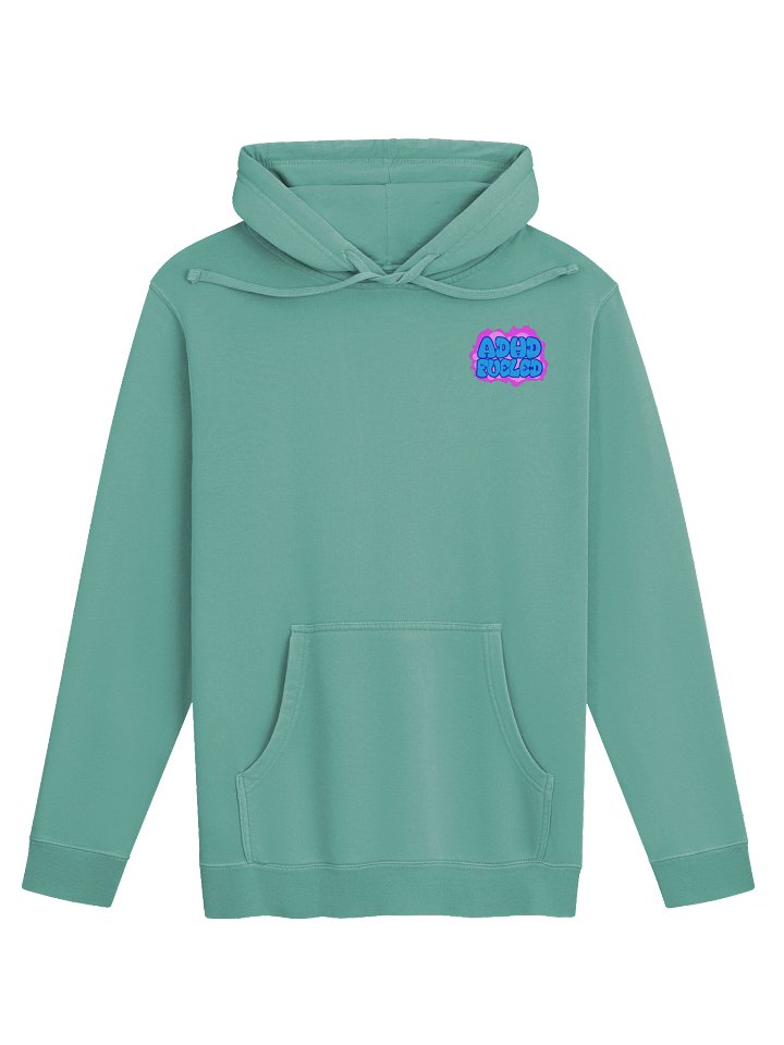 Pigment Dyed ADHD Fueled Bubble Hoodie product image (1)