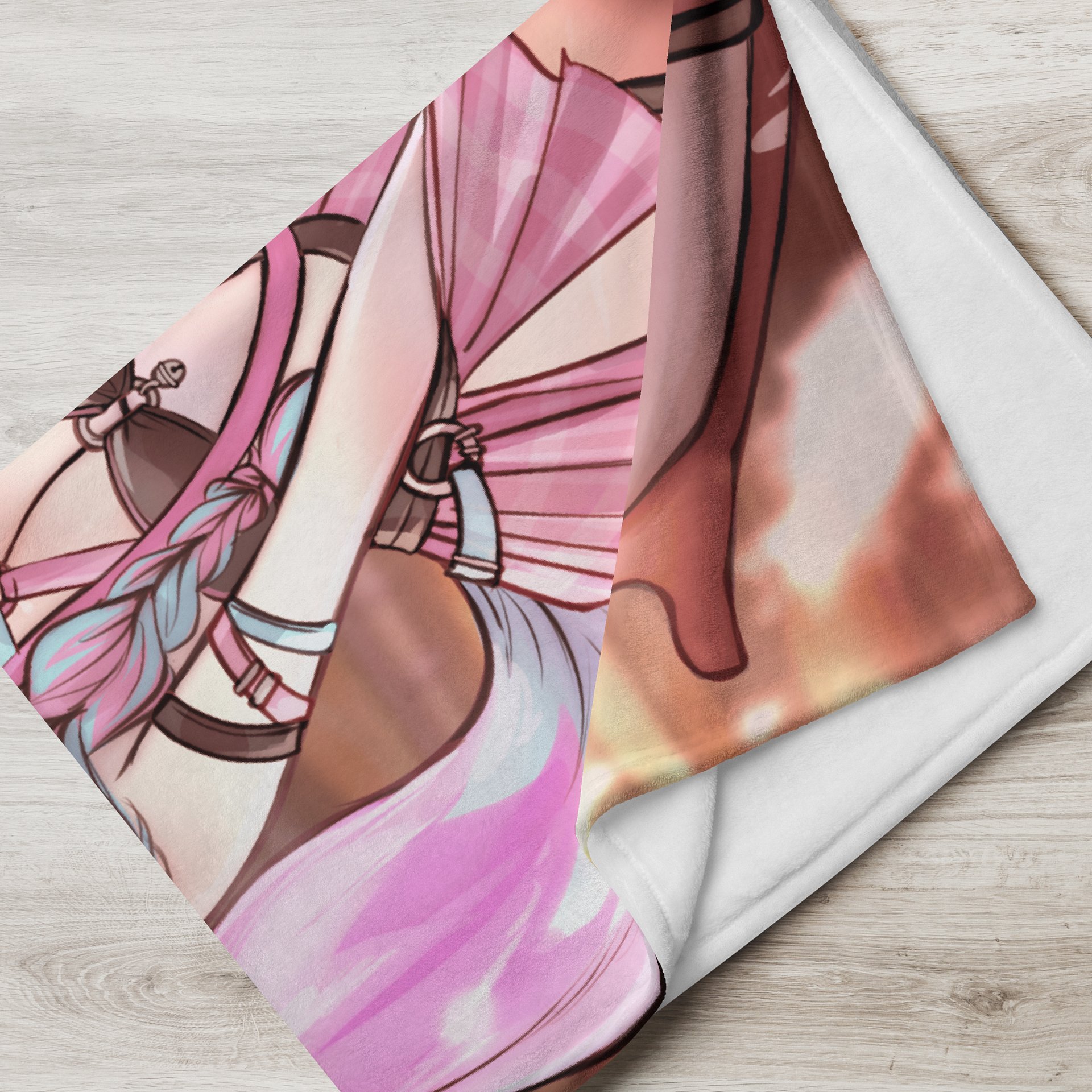 MooMoo Leash Throw Blanket product image (3)