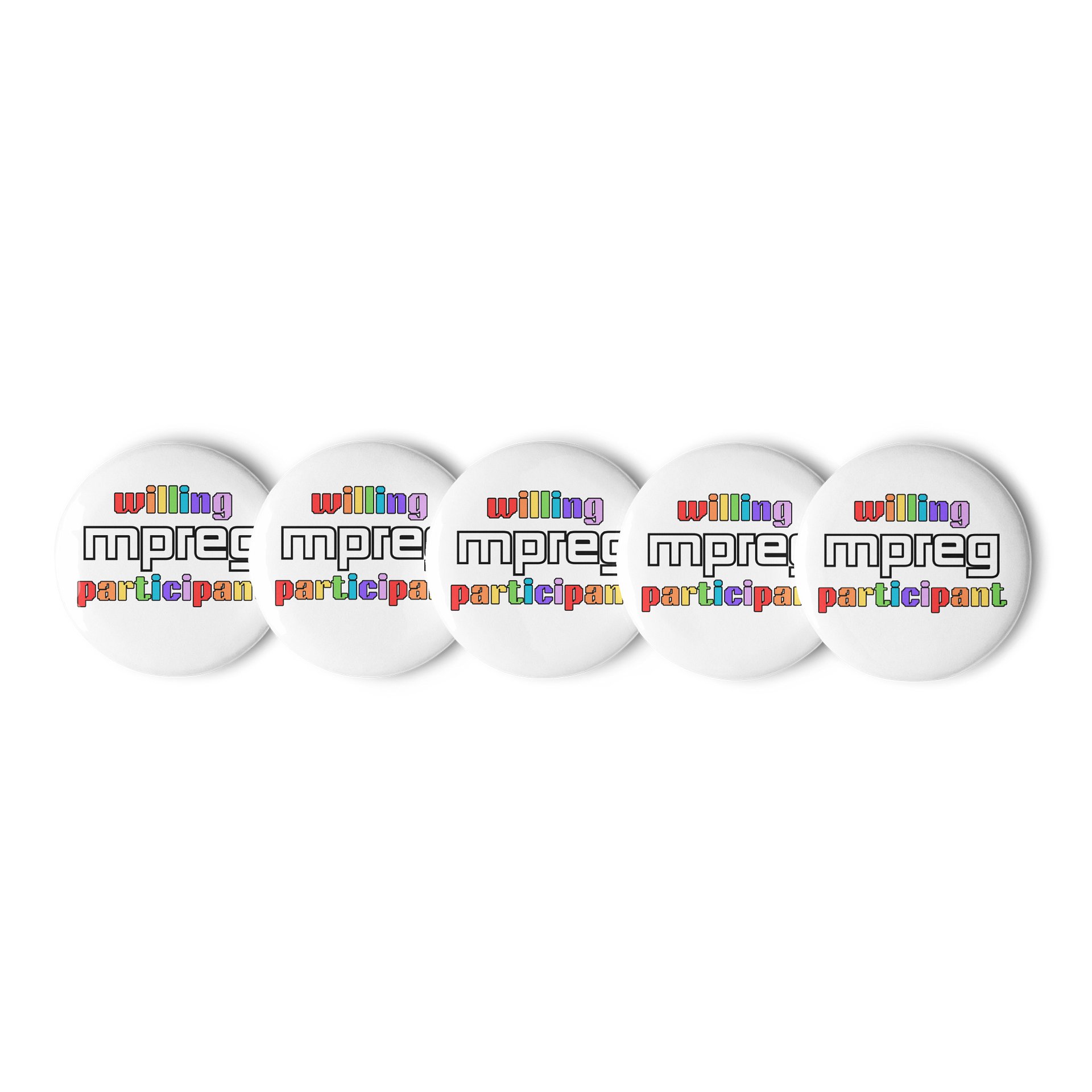 Willing Mpreg Participant Pin product image (1)