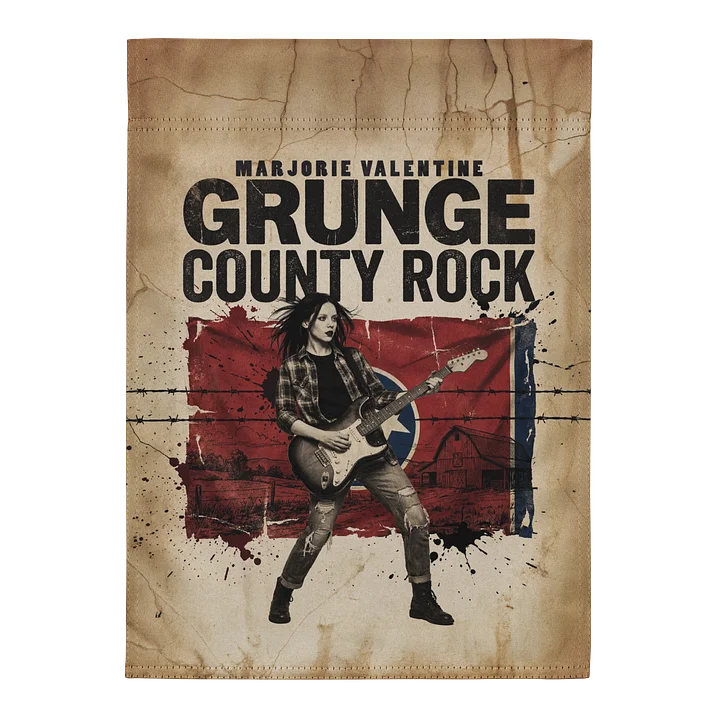 Grunge County Rock | Garden Flag product image (1)