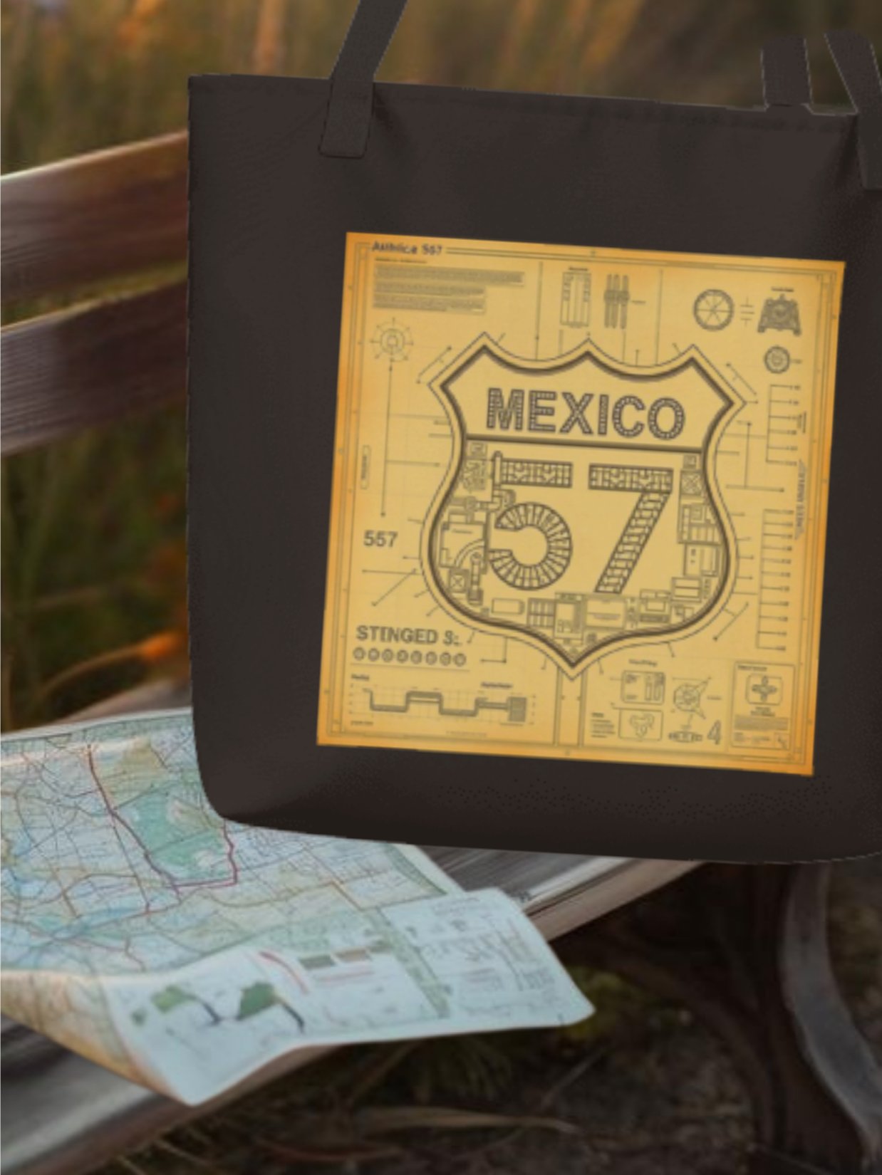 Ruta 57 —Mexico Ruta 57 Field Pack Tote product image (1)