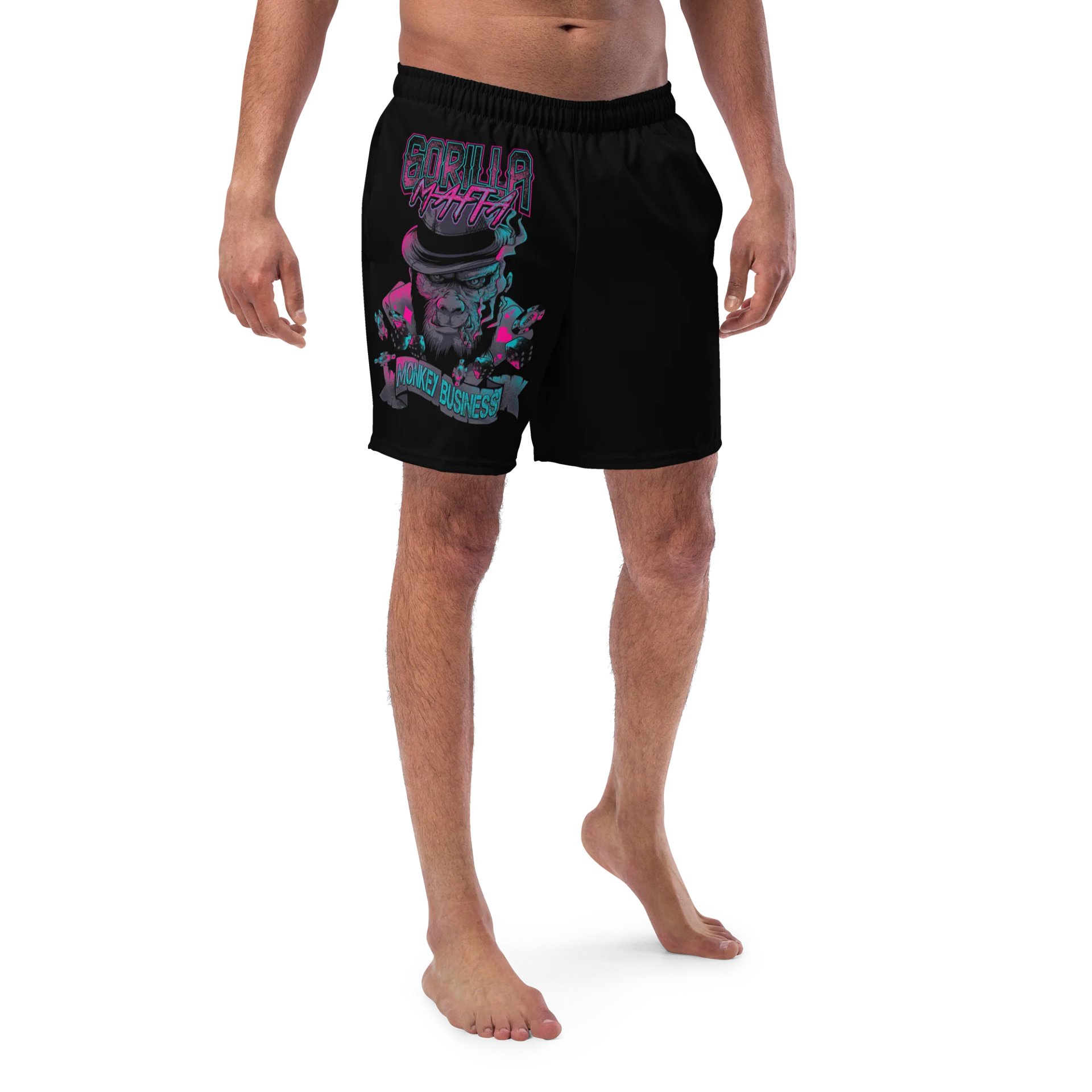 Men's Gorilla Gangster Swim Trunks product image (1)