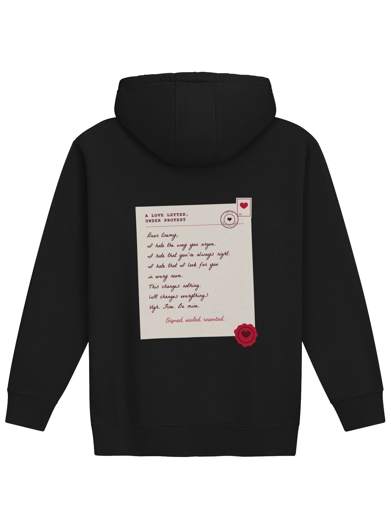Love Letter, Under Protest Premium Hoodie product image (2)