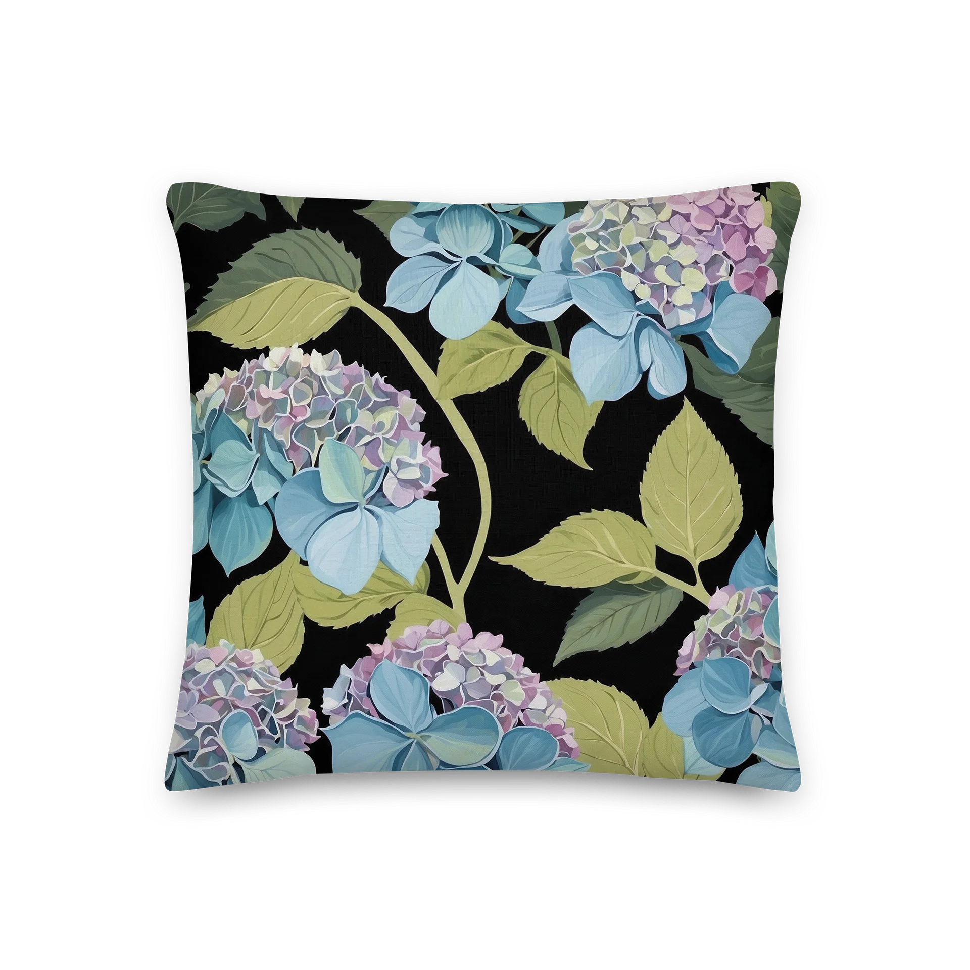 Vibrant Hydrangea Dream Premium Pillow product image (1)