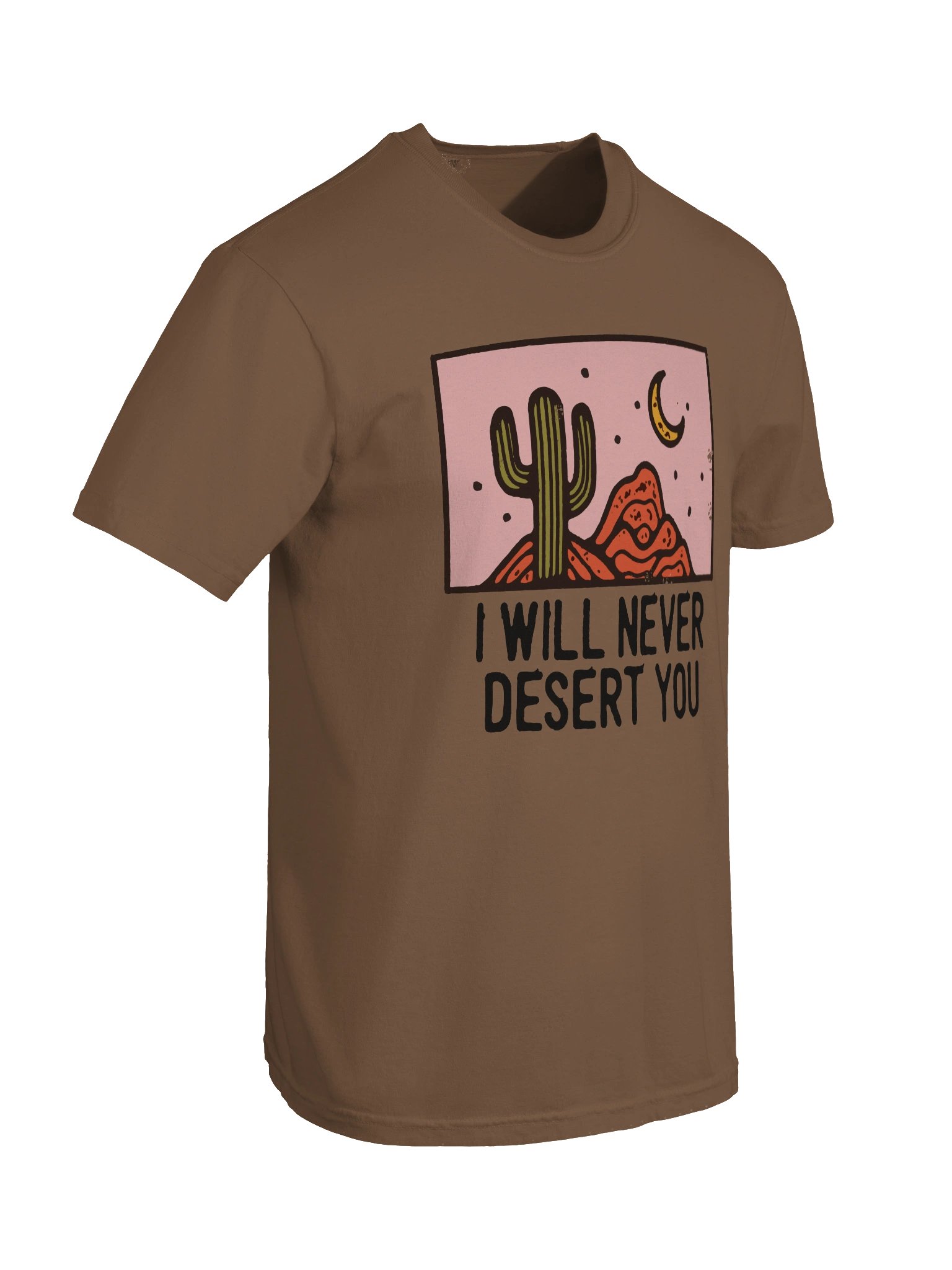 Retro Desert Night Shirt – Cactus & Moon Vintage Graphic Tee, Southwestern Aesthetic product image (7)