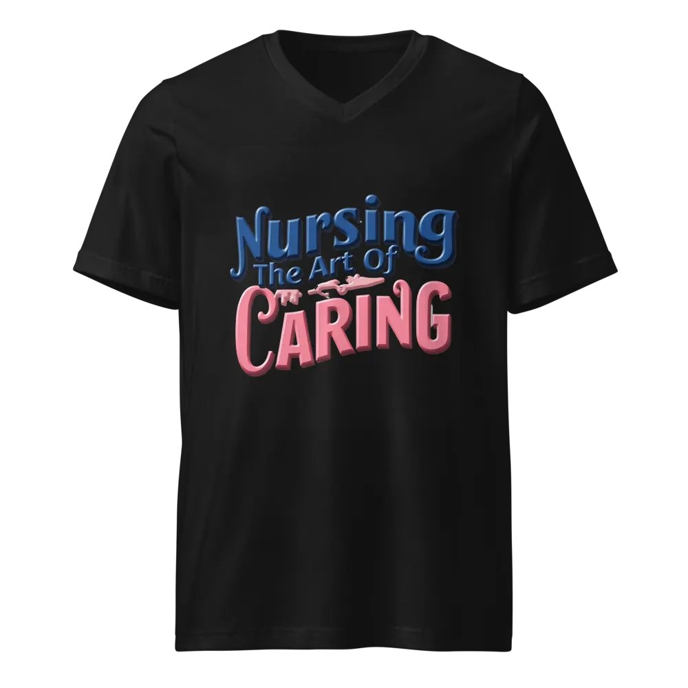 Nursing The Art Of Caring V-Neck Tee product image (1)