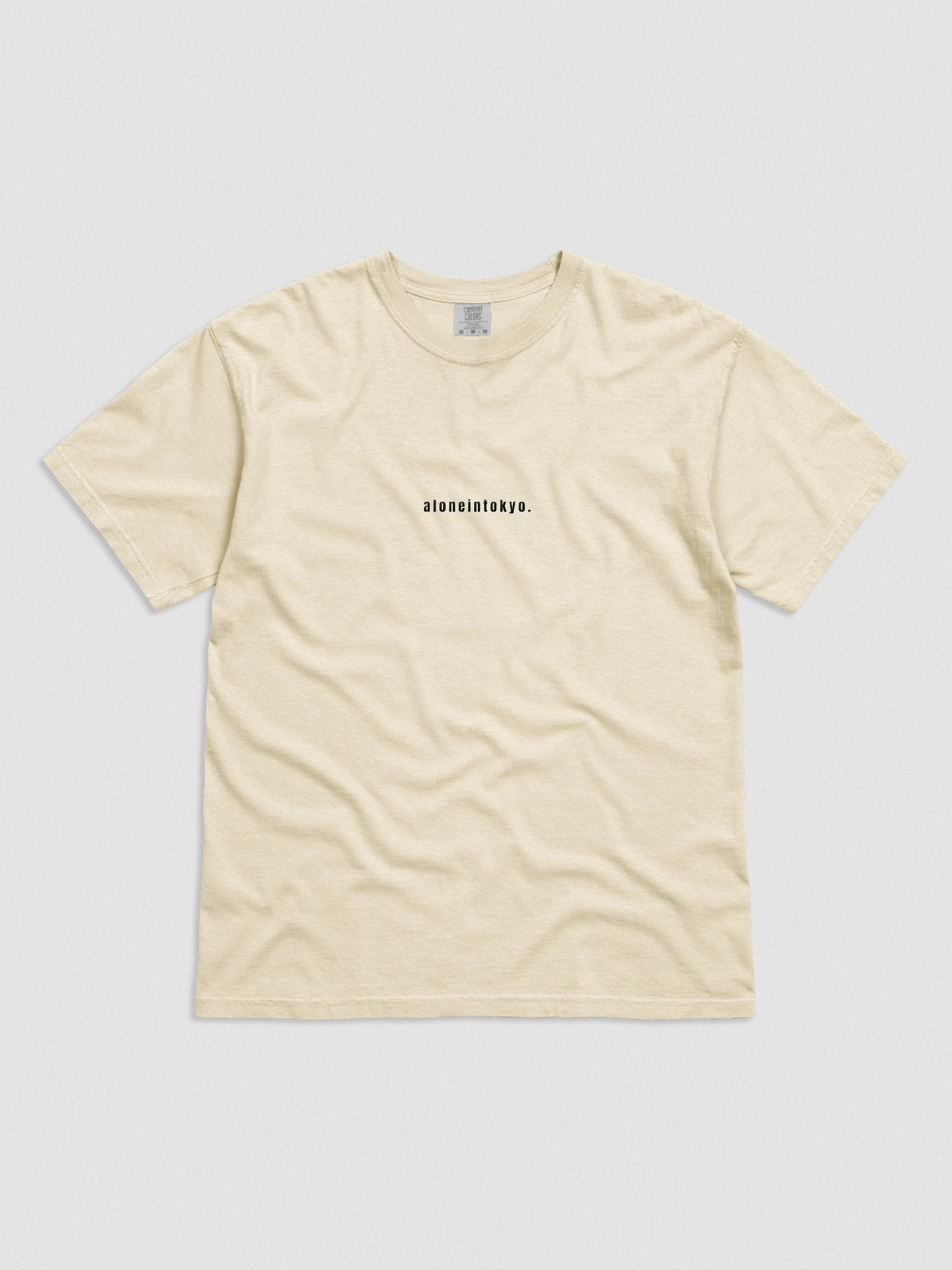 TOKYO BLACK TEXT EMBROIDERED T-SHIRT product image (3)