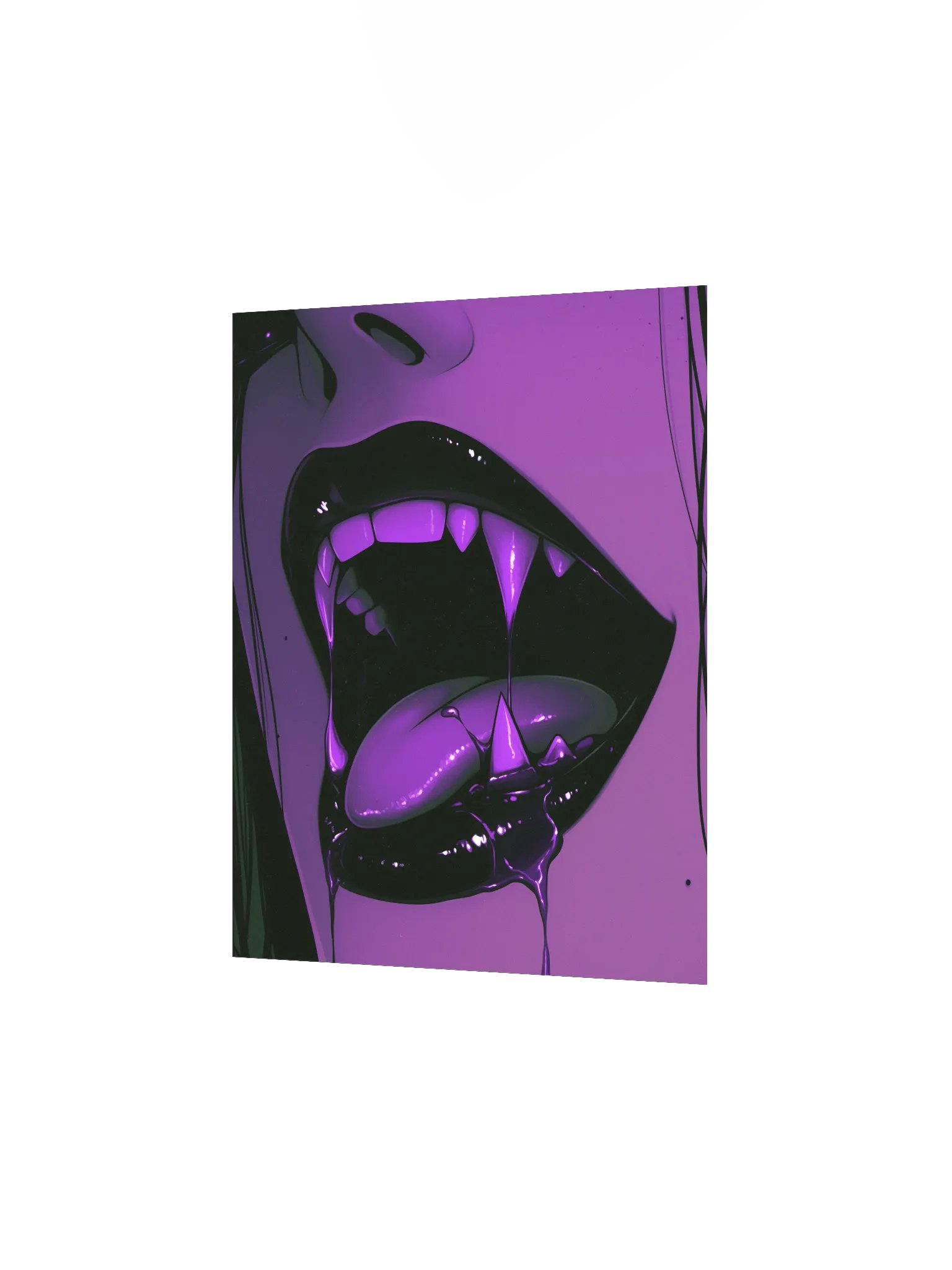 Pink Fangs Matte Poster product image (8)