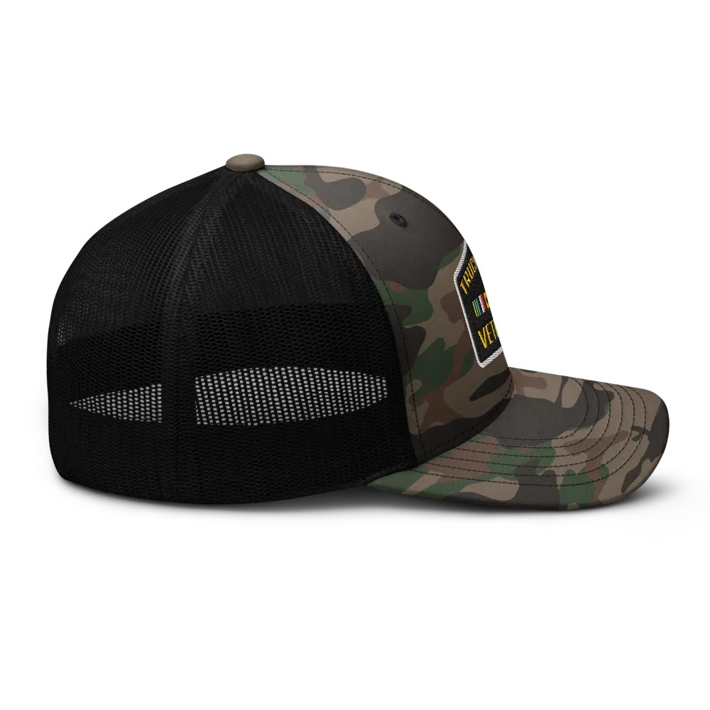 TRUCKSHOW VETERAN Camo Trucker Hat product image (7)