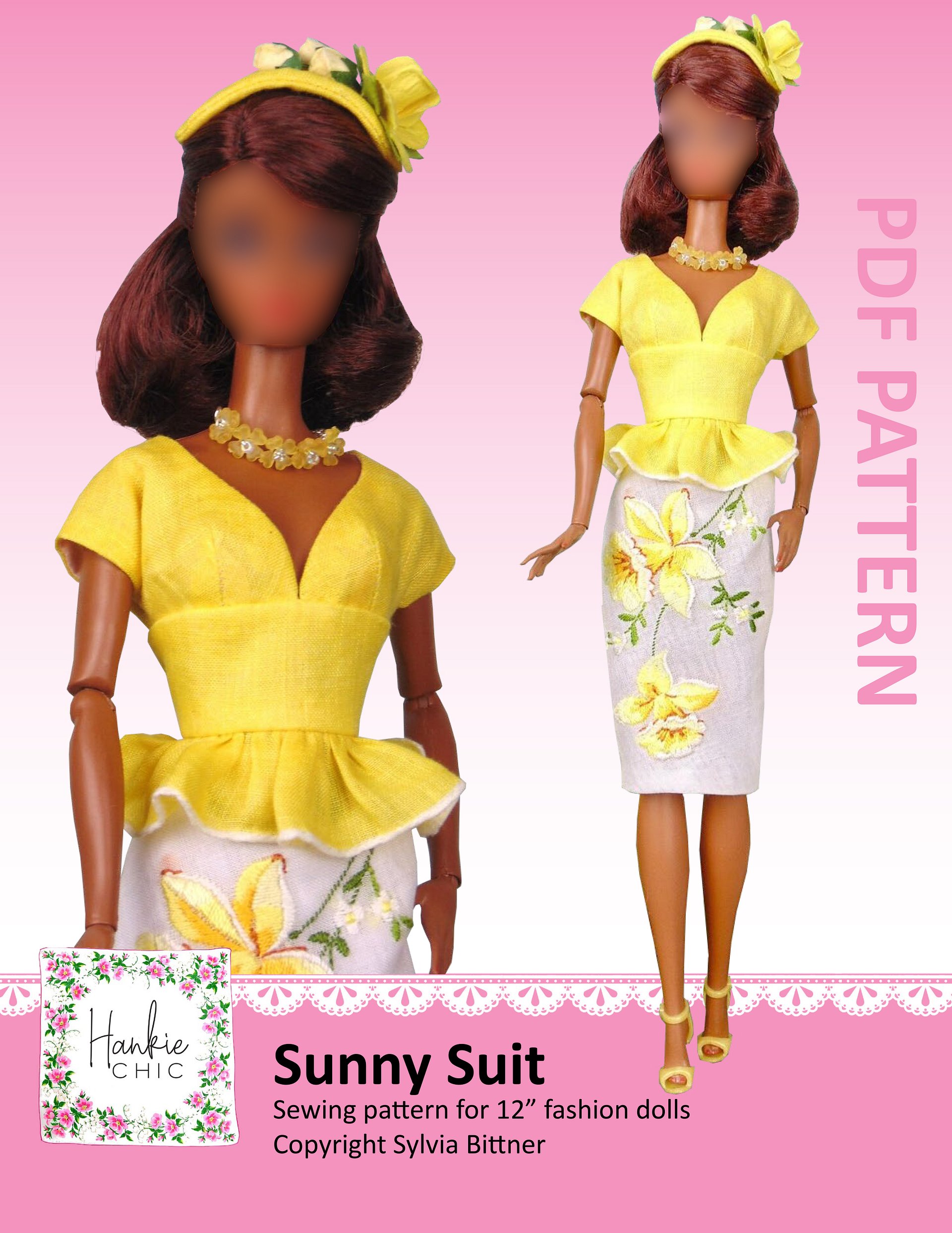 Sunny Suit sewing pattern for 12