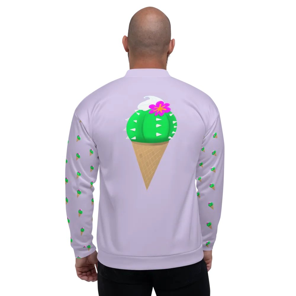 Cactus Cone Bomber Jacket - Lavender product image (3)
