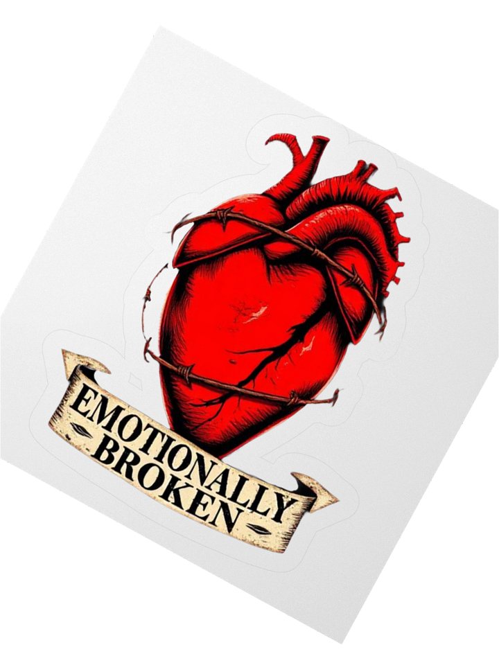Emotionally Broken Stickers product image (8)