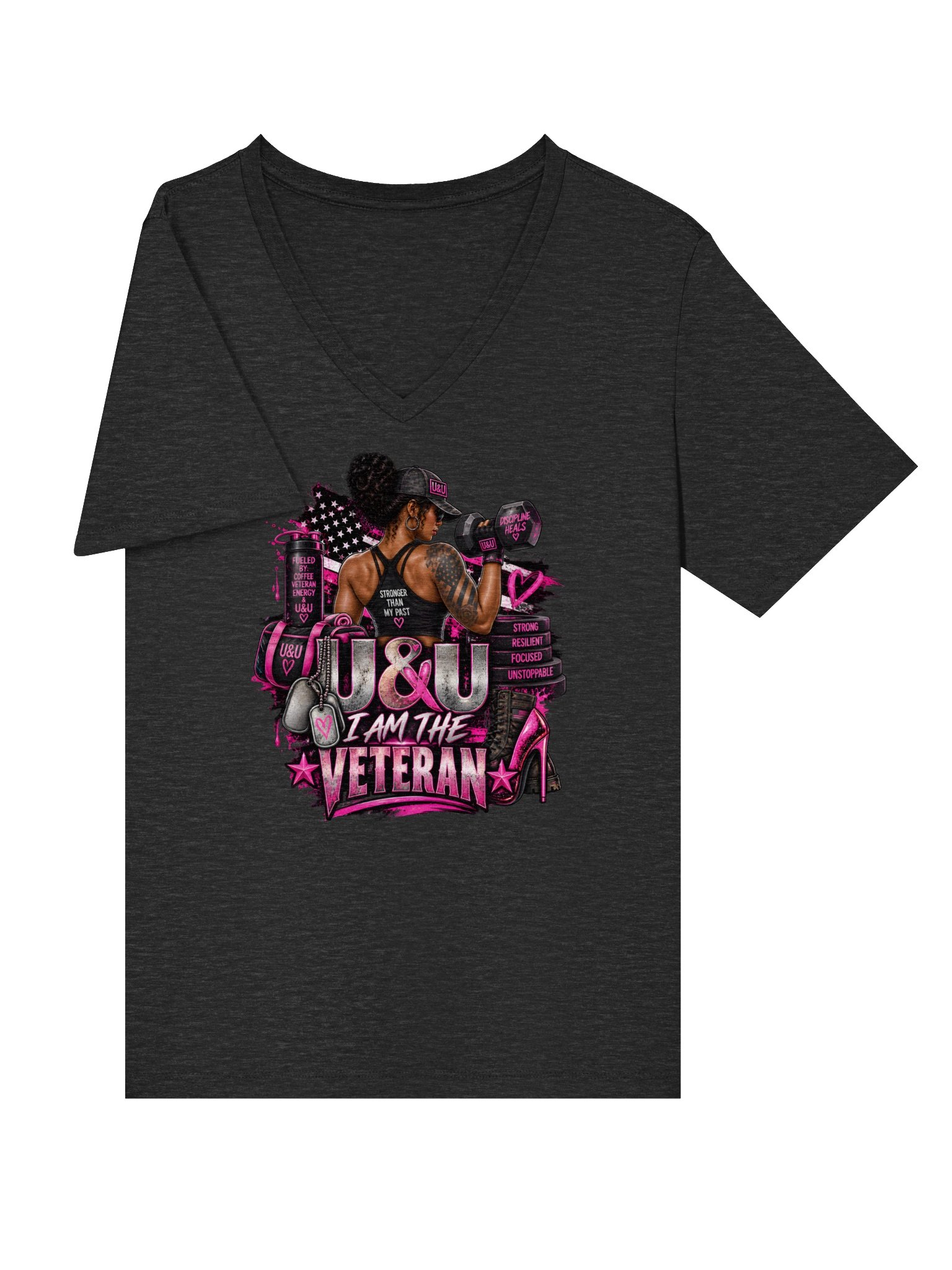 I am the Veteran V-Neck Tee 3 product image (3)