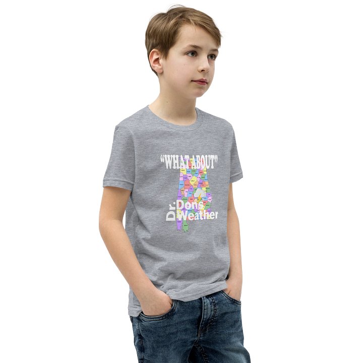 Alabama "WHAT ABOUT" T-Shirt White Print Youth product image (50)