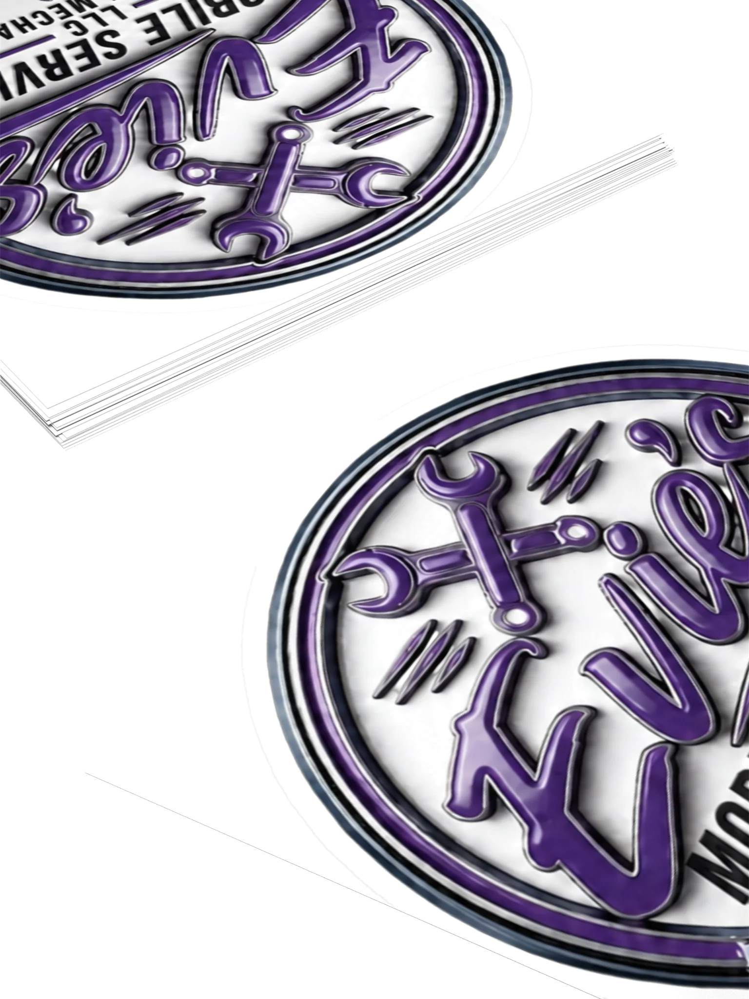 Evie’s Mobile Mechanics Logo Kiss Cut Sticker product image (4)
