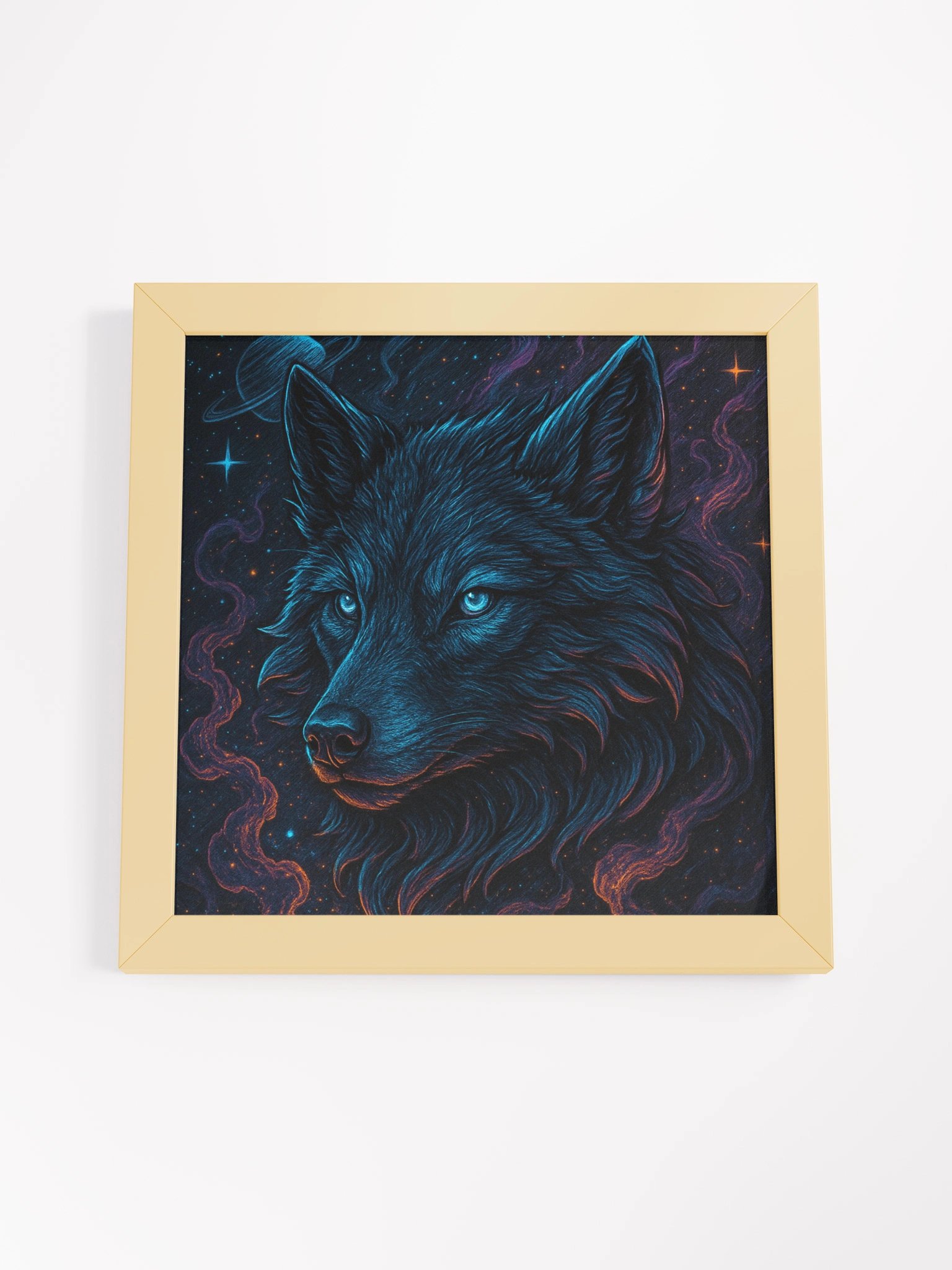 Galactic Wolf Wall Art product image (4)