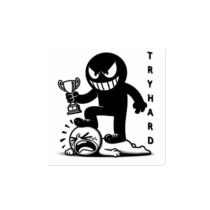 Try Hard Die-Cut Magnets product image (2)