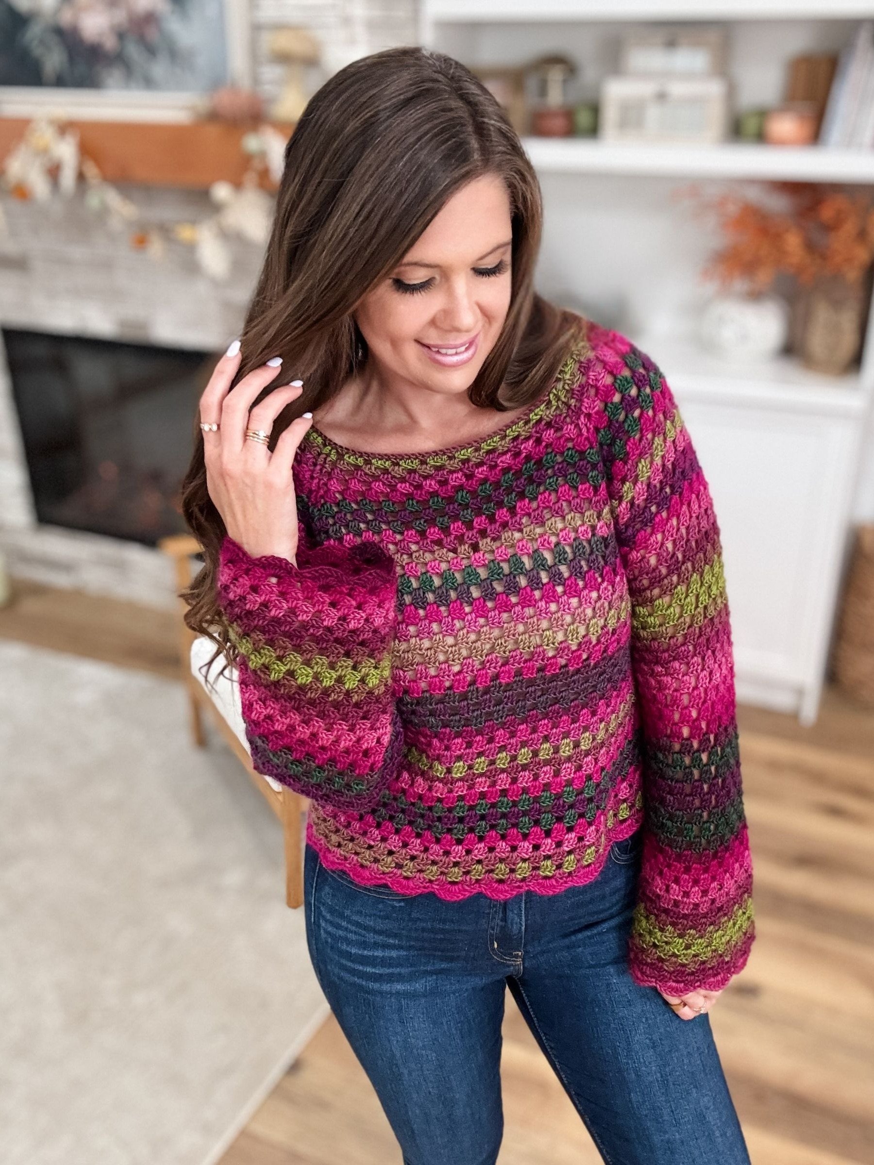 Old Town Sweater Crochet Pattern product image (4)