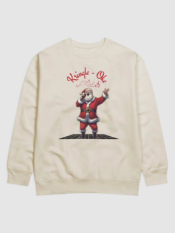 Kringle - Oke, Karaoke Singing Santa - Christmas Sweatshirt product image (6)