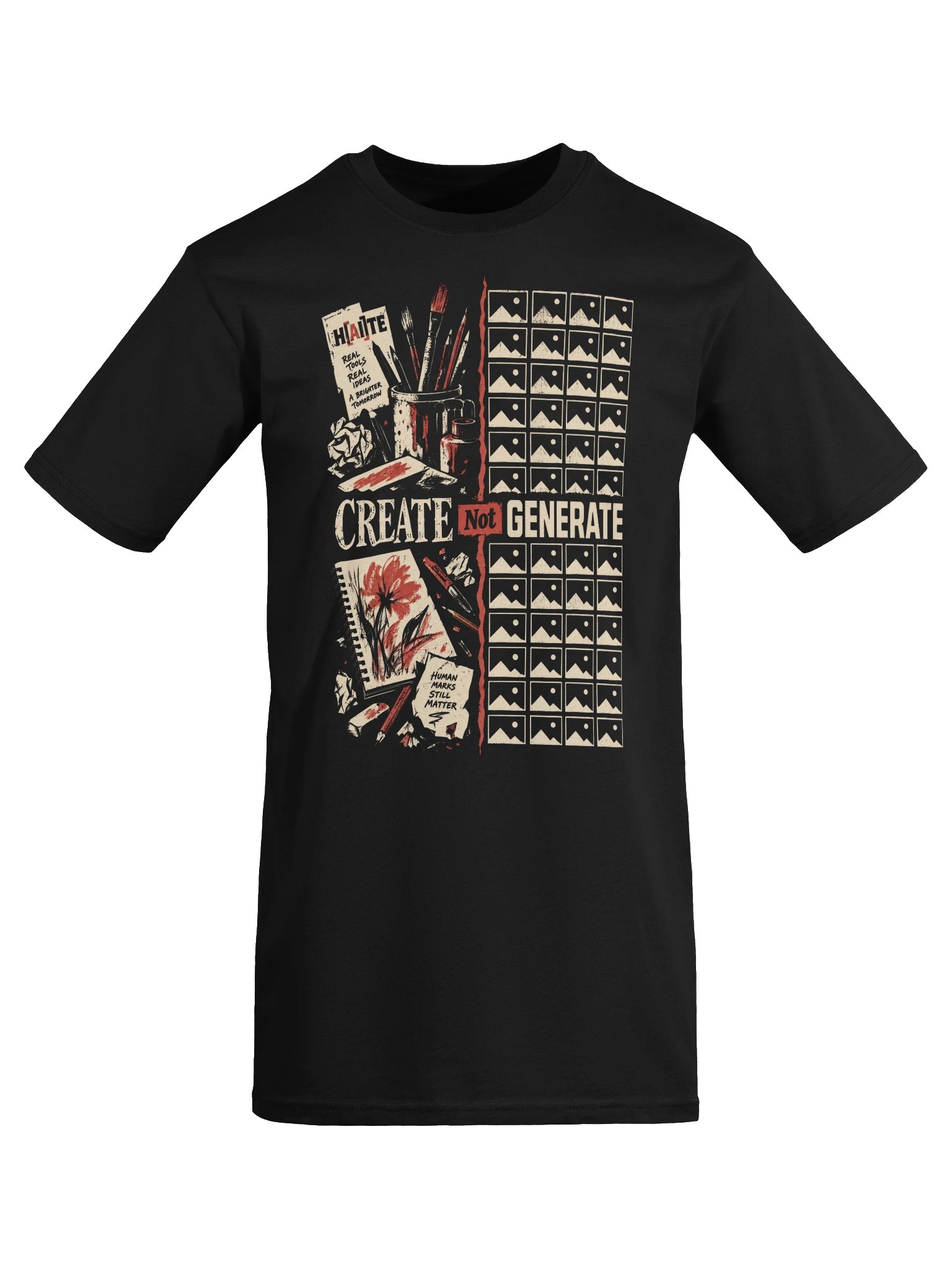 Create Not Generate: Studio vs Server | Heavyweight Tee product image (49)