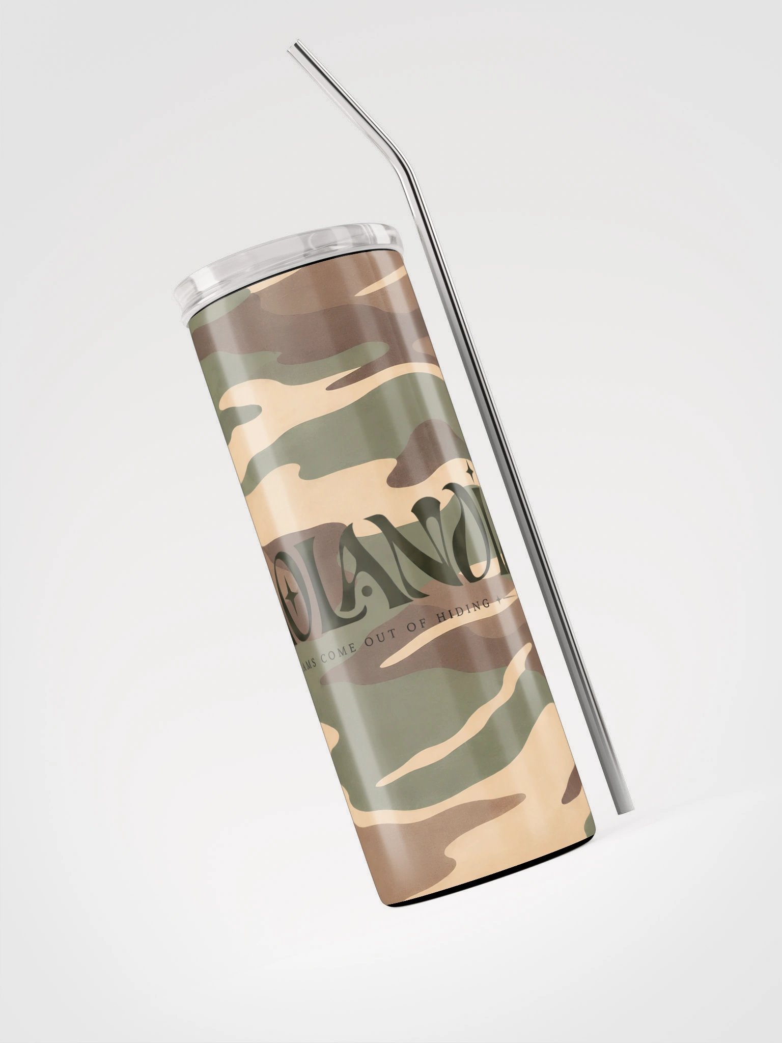 Untamed Terrain — Stainless Steel Tumbler with Straw product image (3)