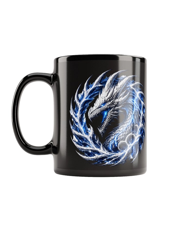 🔵⚪🐉 The Frost Current – The Precision Core Mug product image (1)
