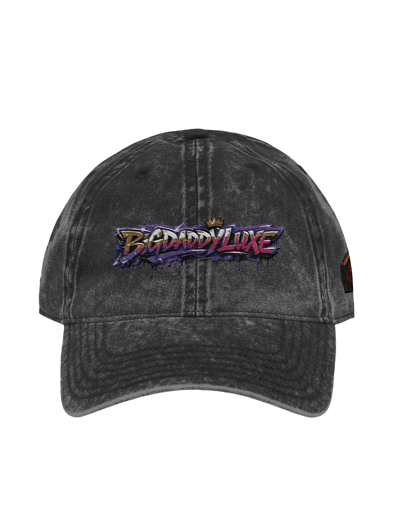 BigDaddyLuxe Graffiti Crown Dad Hat product image (1)