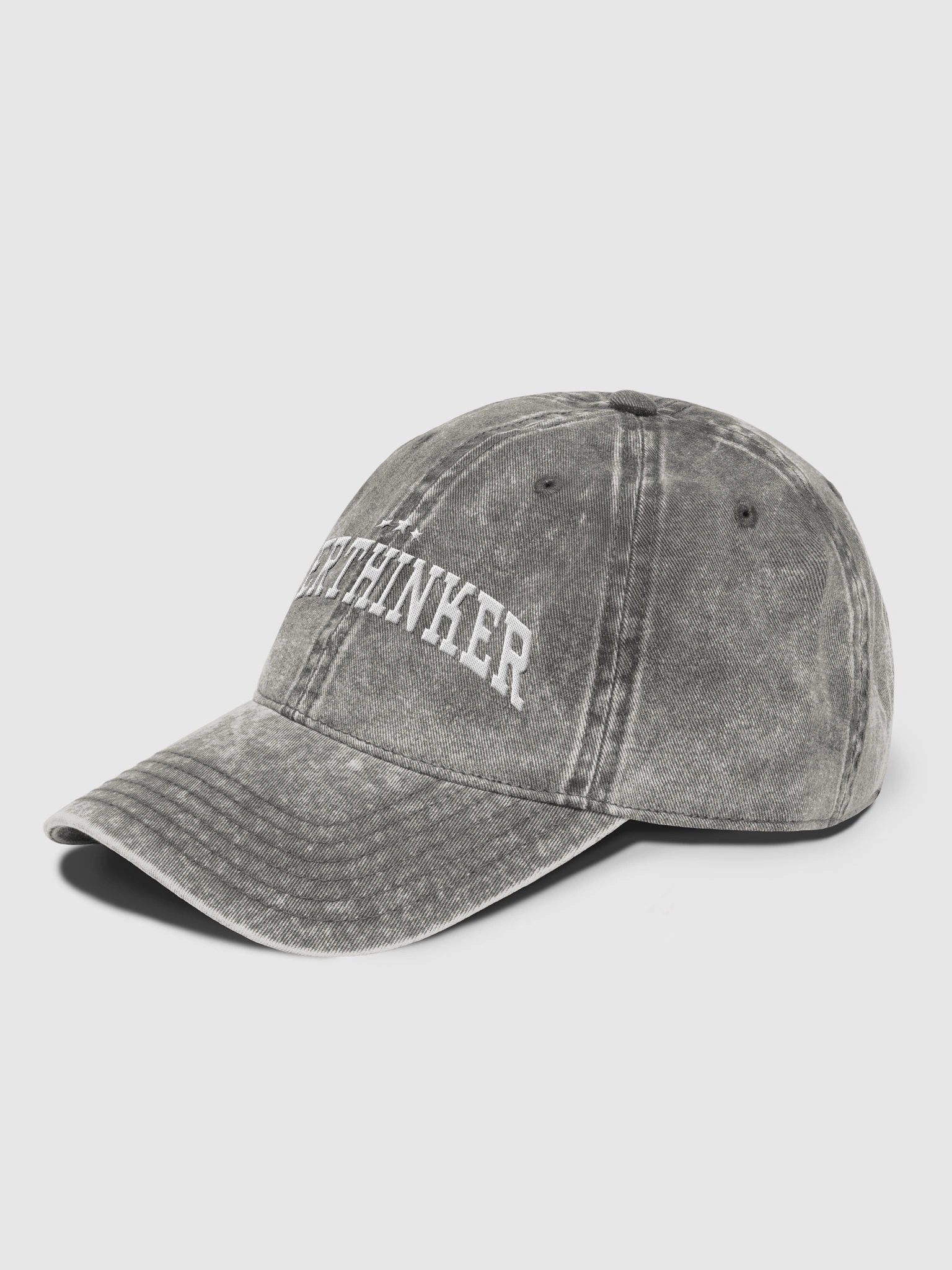Overthinker (Otto Vintage Wash Dad Hat) product image (17)