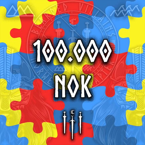 🧩 100.000 RAISED! 🧩

​We are profoundly proud to announce that we have raised an astounding 100.000 NOK! We recently had the ...