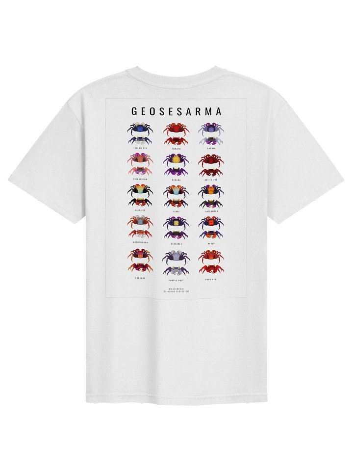 VAMPIRE CRAB SPECIES POSTER T-SHIRT product image (2)