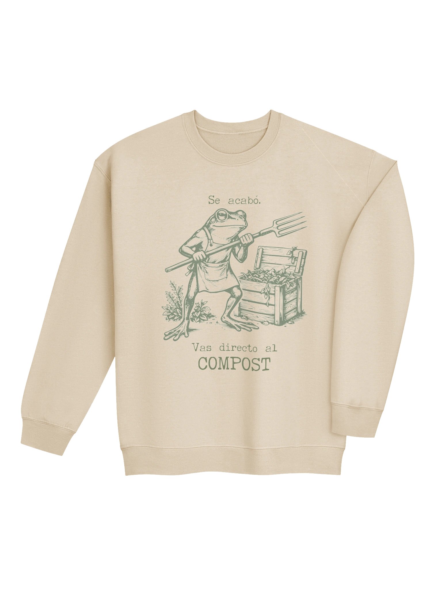 Sudadera Se Acabó Vas Directo al Compost | Sudadera Divertida de Jardinería | Regalo Original para Amantes del Huerto product image (4)