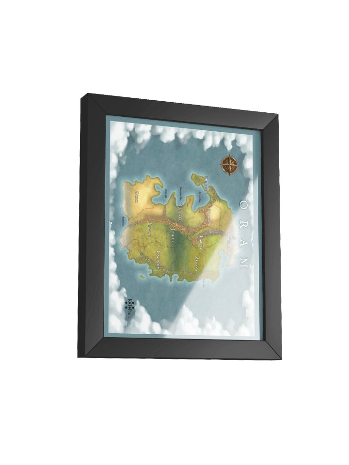 Framed Oram Map (v1) product image (9)