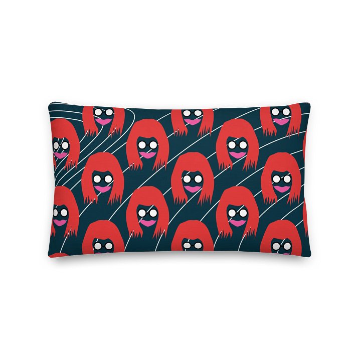Kathy Print Cushion (Teal) product image (2)