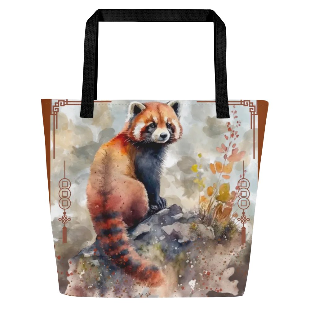 Red Panda Tote Bag product image (3)