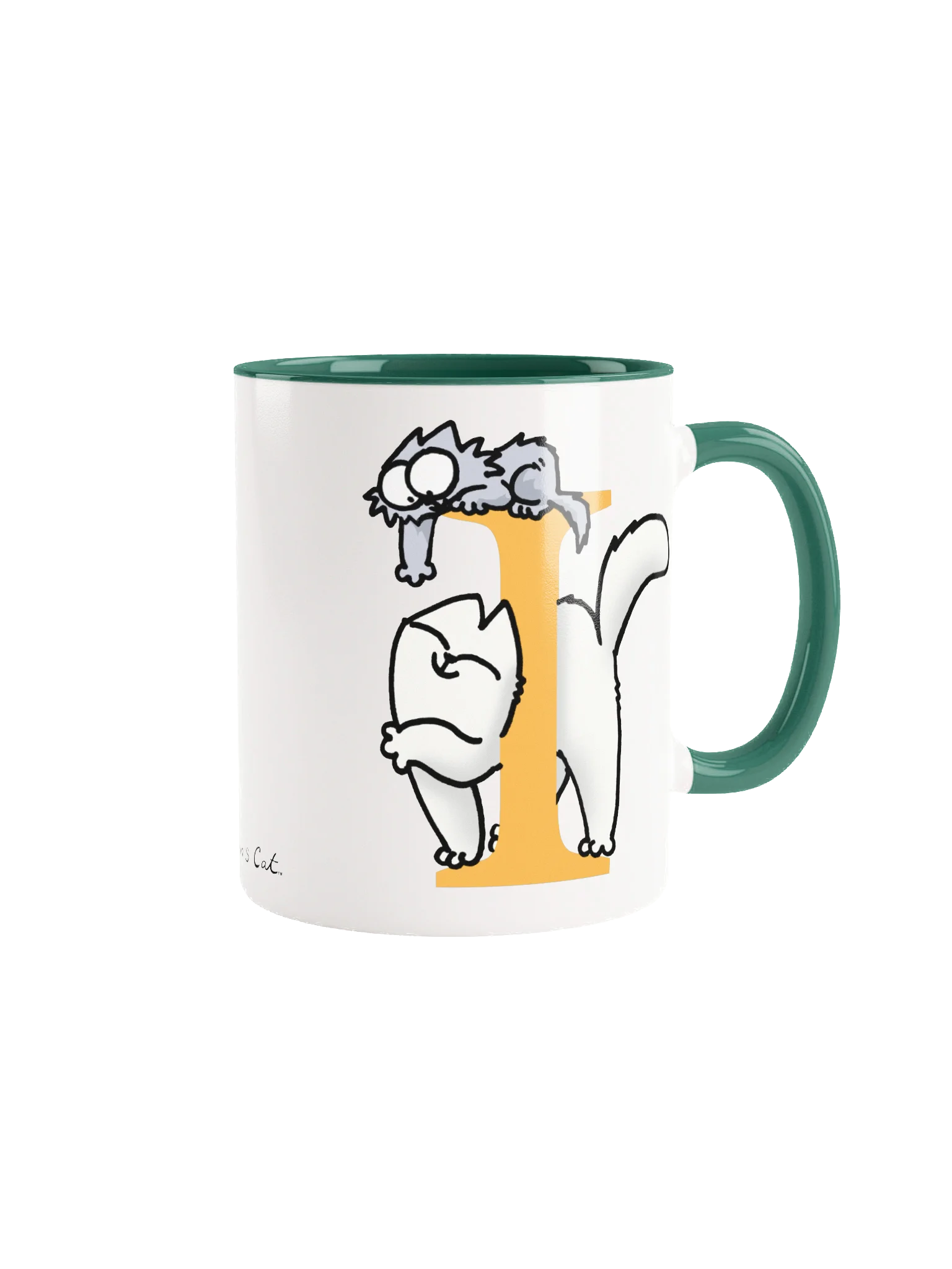 Cat Monogram Mug - I product image (2)