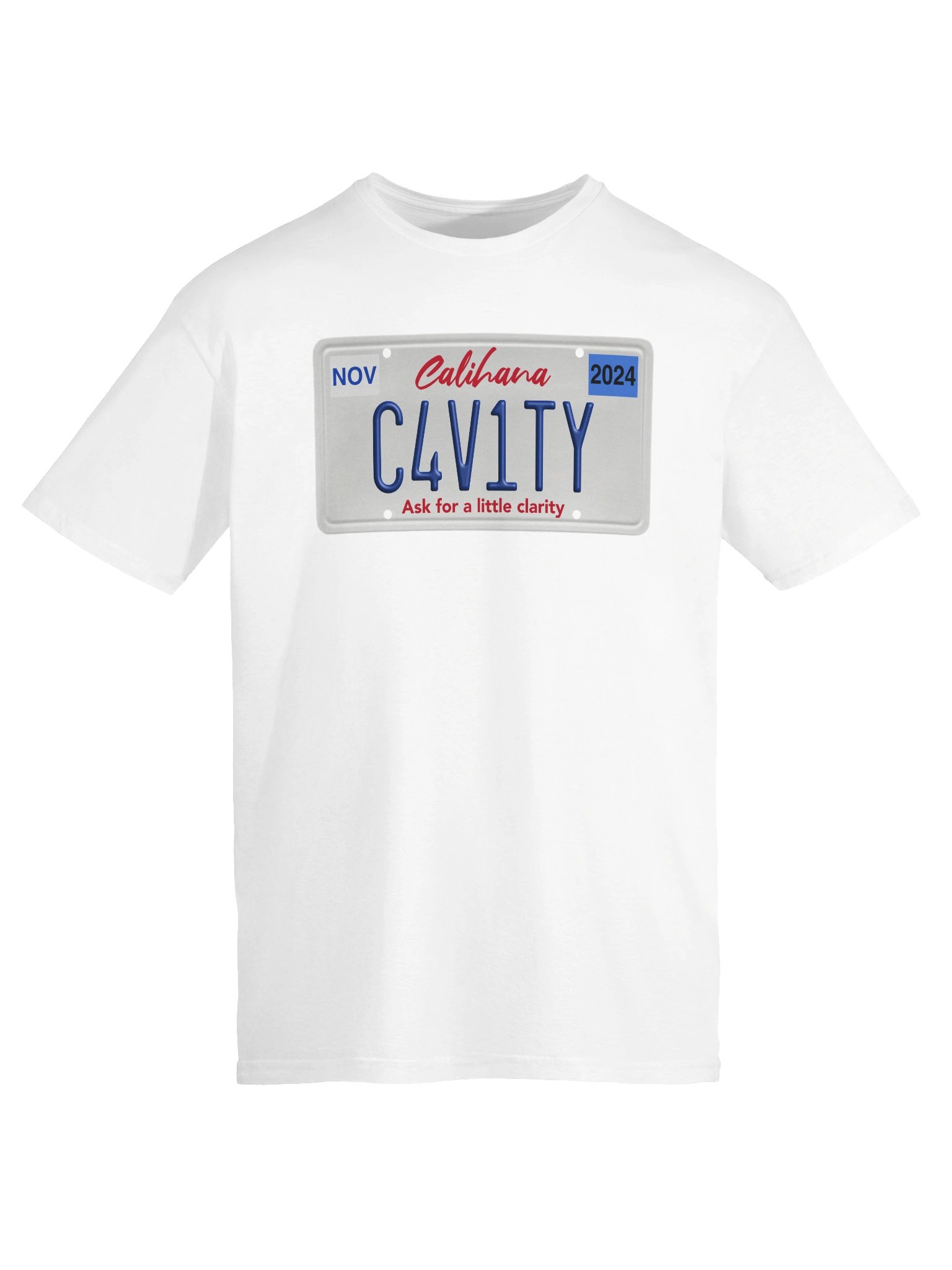 Cavity Licence Plate T-Shirt product image (9)