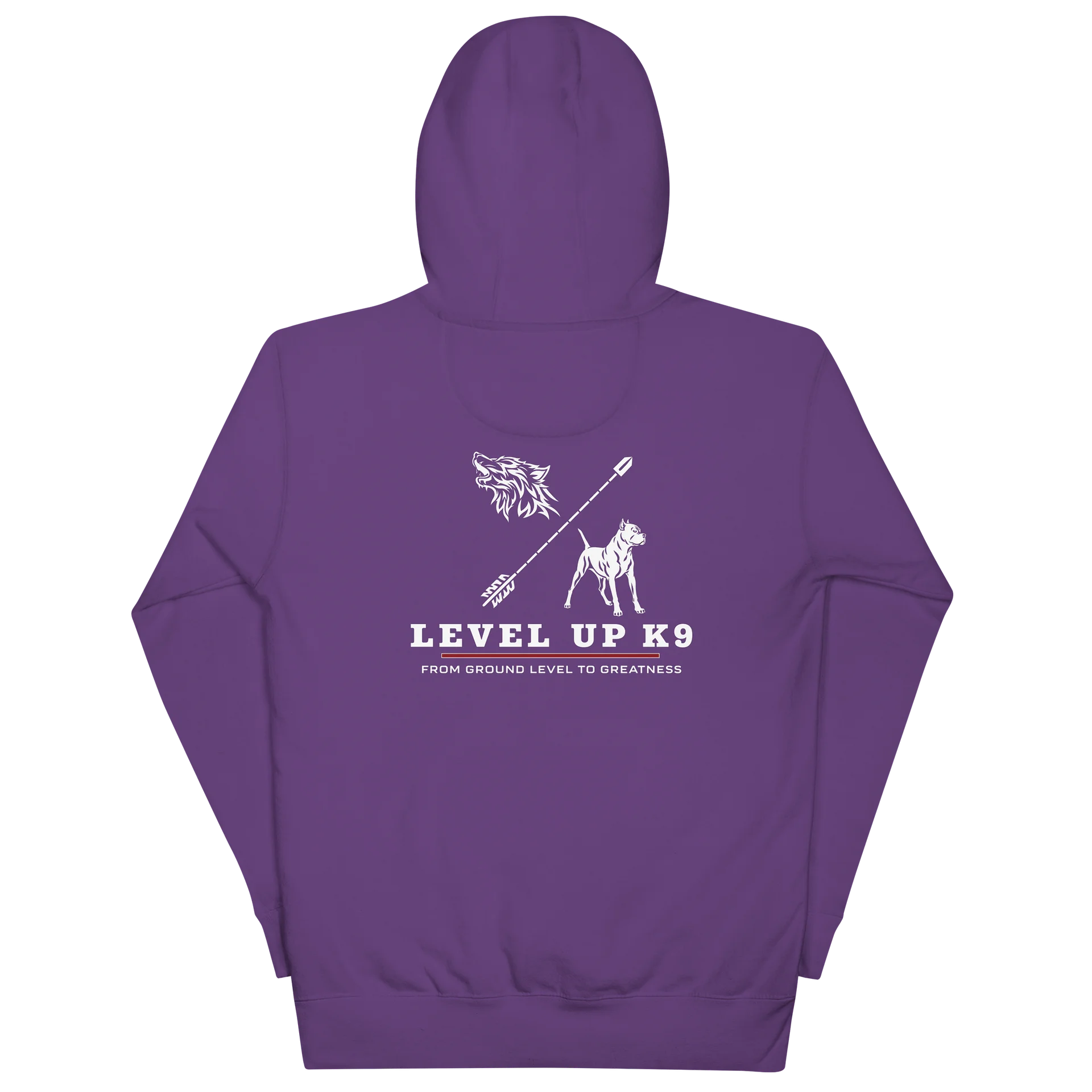 Level-UP K9 Standard Hoodie ( Purple ) product image (6)
