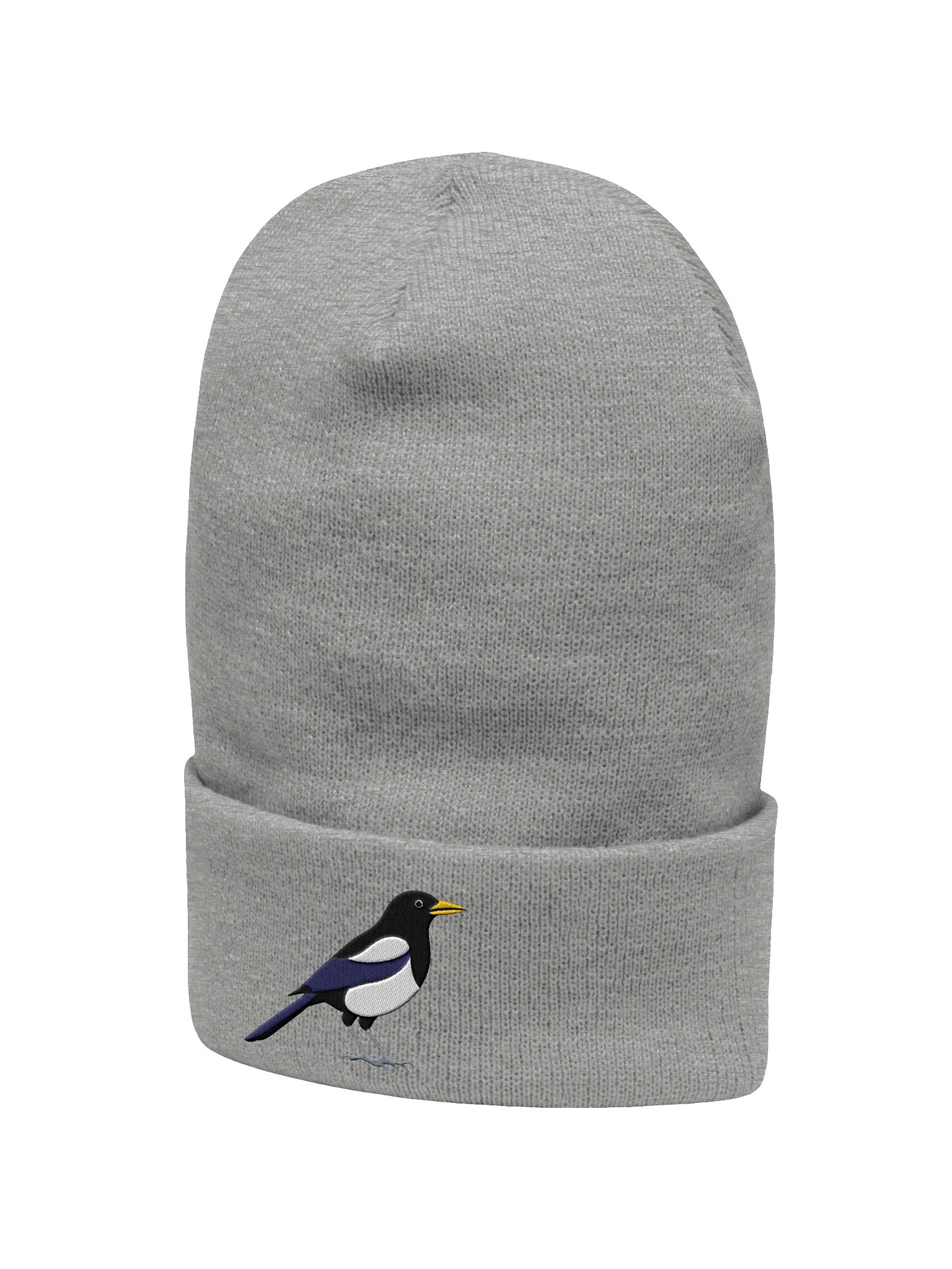 California Yellow-billed Magpie Embroidered Beanie product image (22)