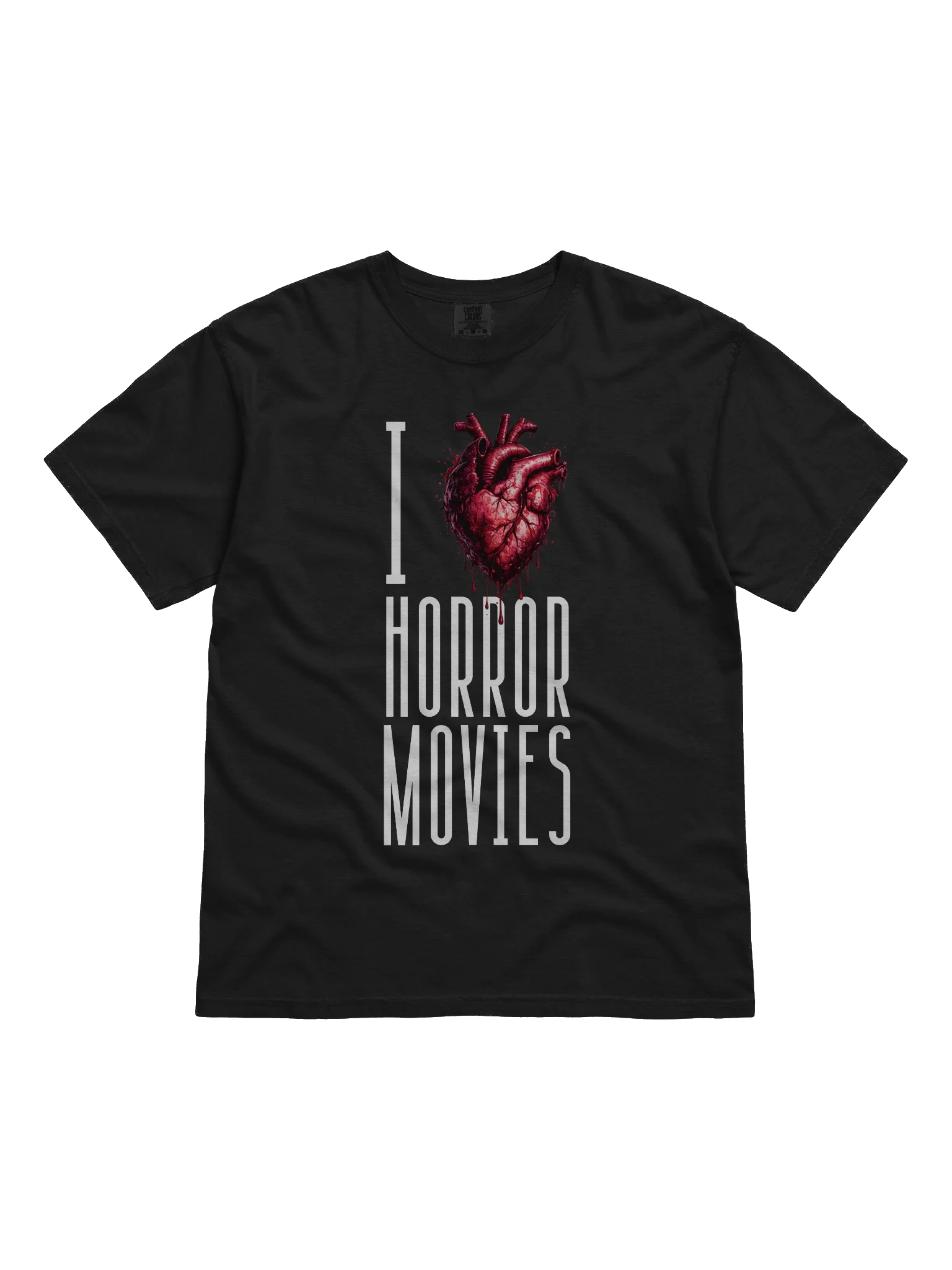 I Love Horror Movies (Heart) T-Shirt product image (1)