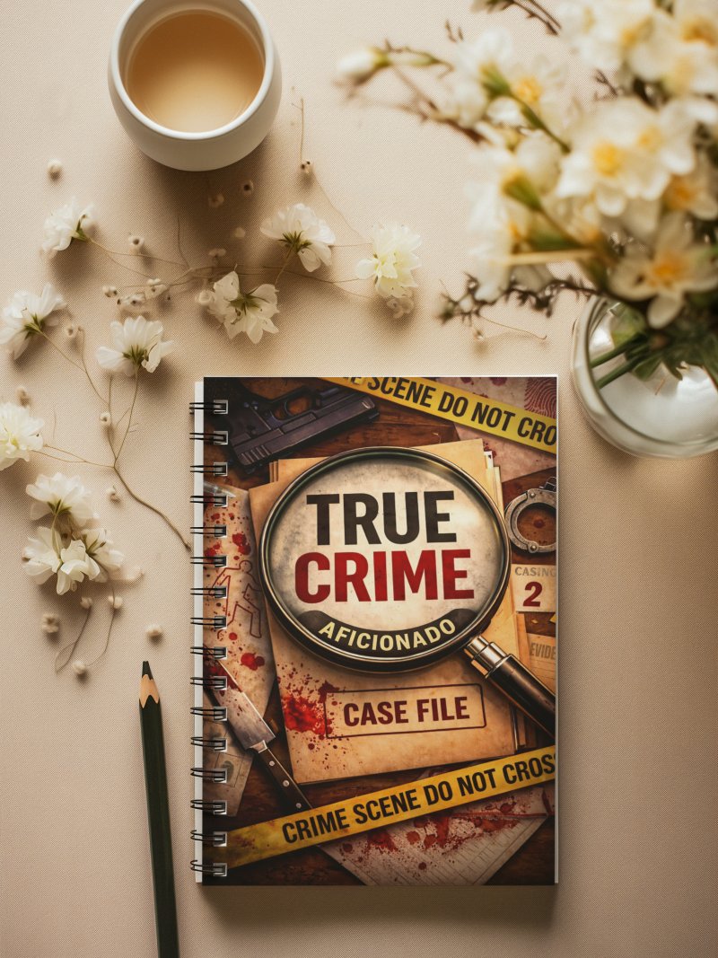 True Crime Aficionado Case File Notebook product image (4)
