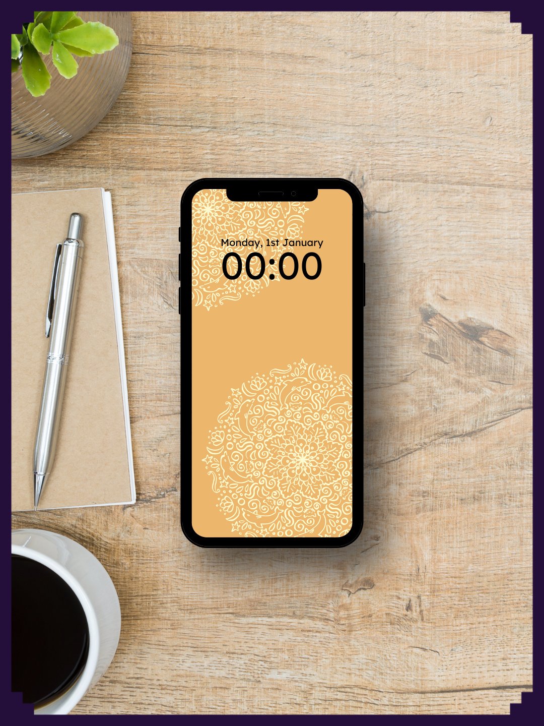 ⭐⭐⭐🆓 5 Mandala Energy Phone Wallpapers product image (3)