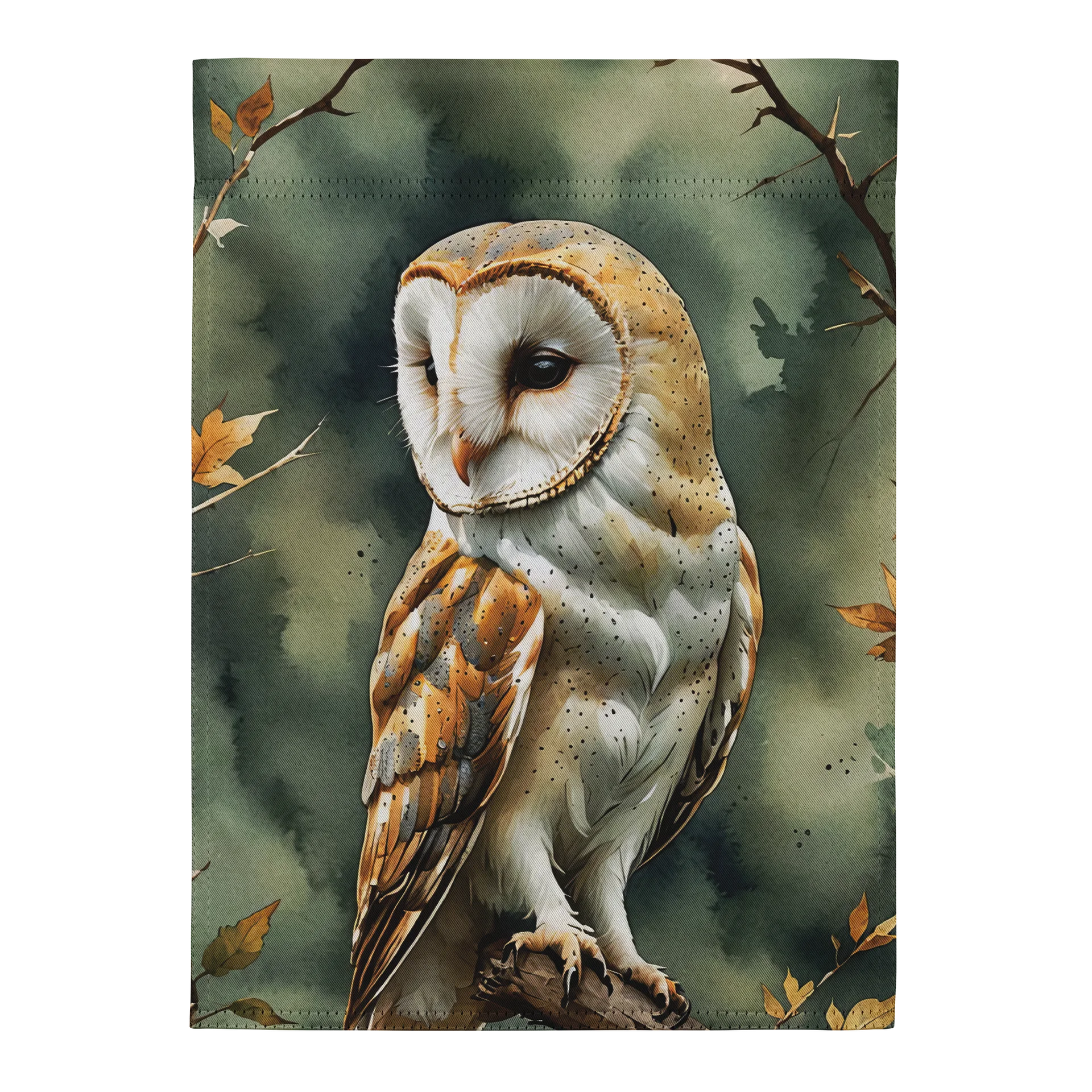 Barn Owl Garden Flag product image (2)