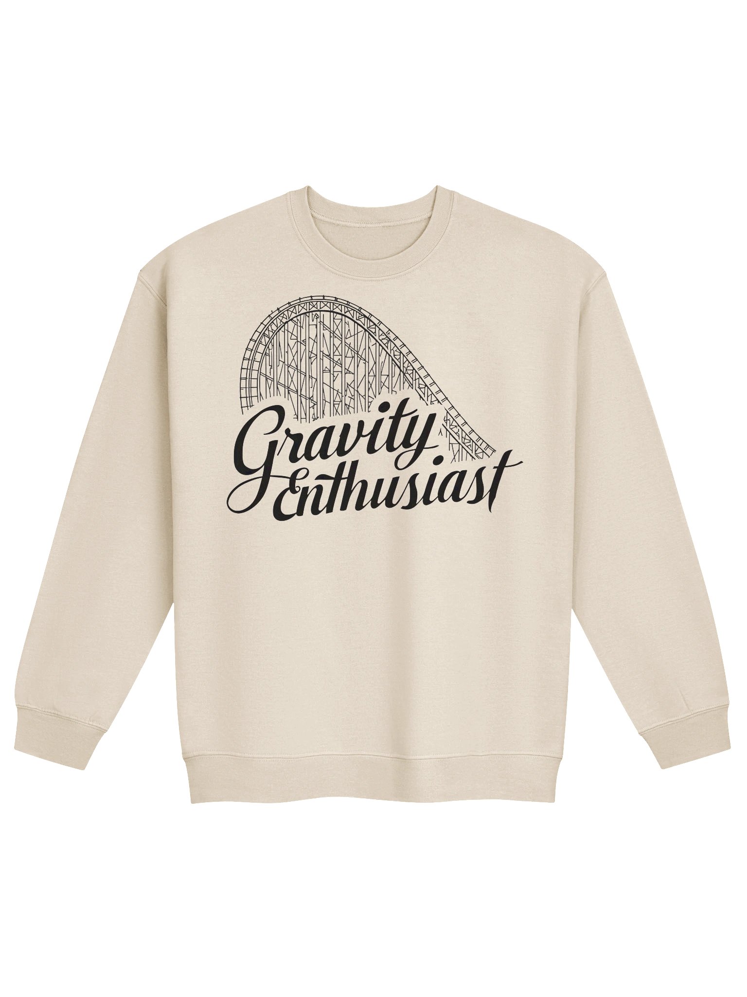 Gravity Enthusiast Sweatshirt - For thrill seekers, coaster nerds, and physics fans who embrace the drop. product image (1)