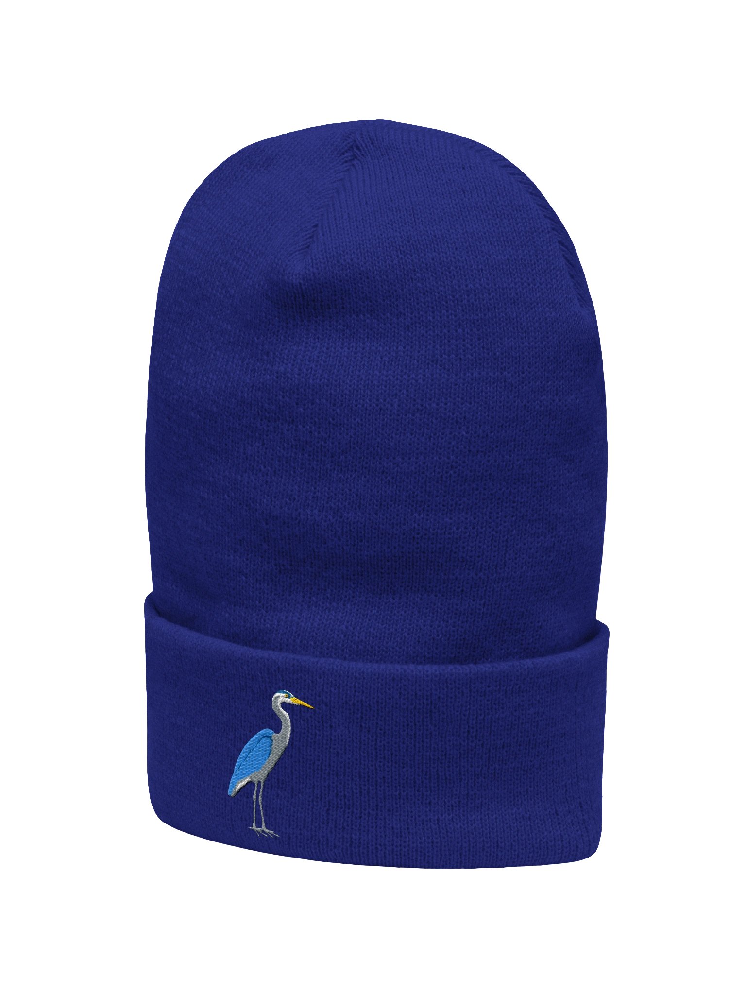 Great Blue Heron Embroidered Beanie | Heron Knit Hat | Wetland Wildlife Cap product image (22)