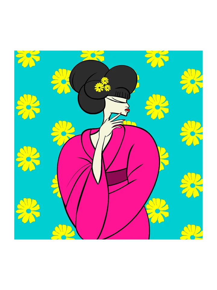Sticker: The Confident Geisha product image (1)