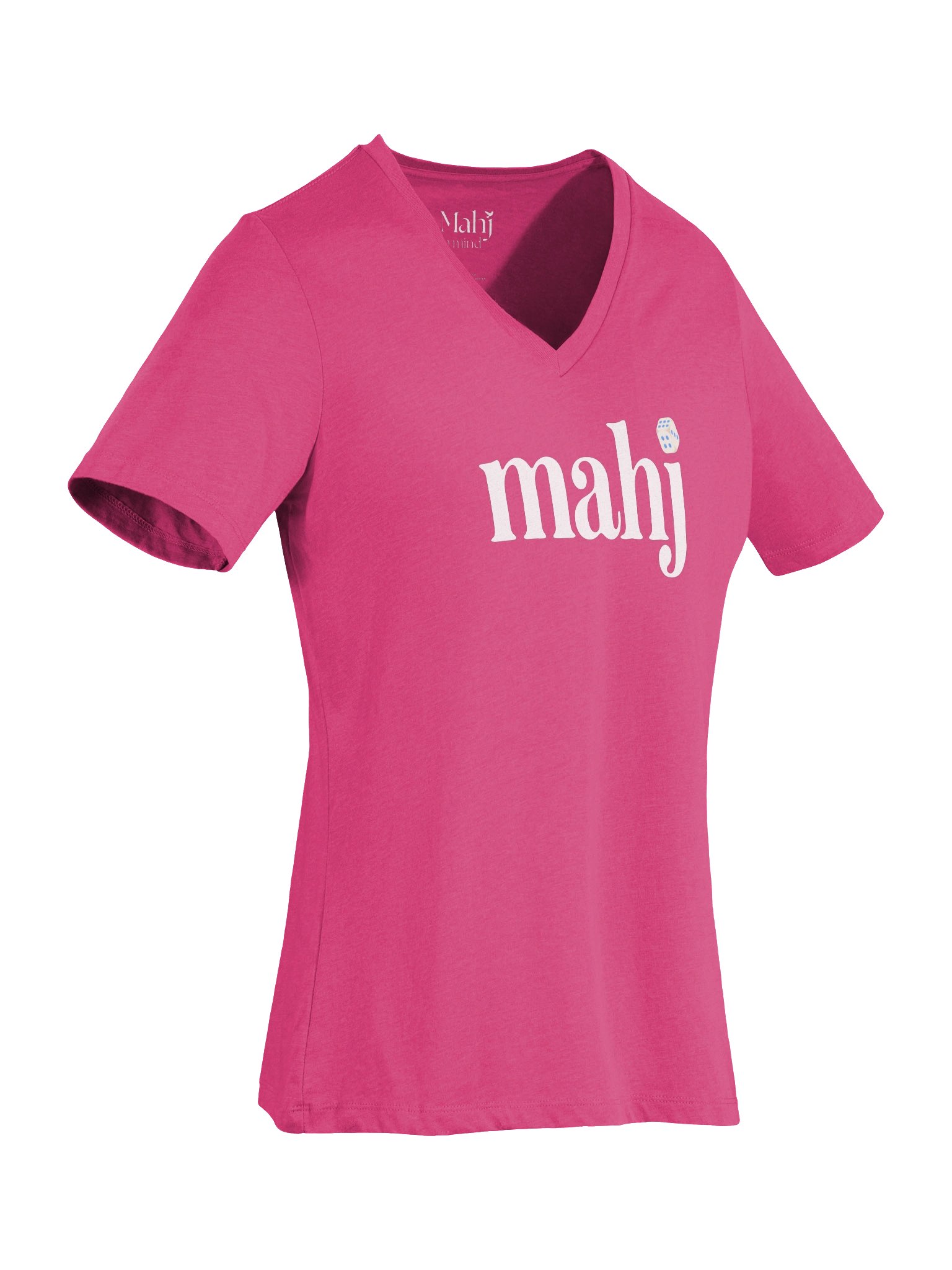 Mahj Dice Women's Relaxed V-Neck Tee product image (7)