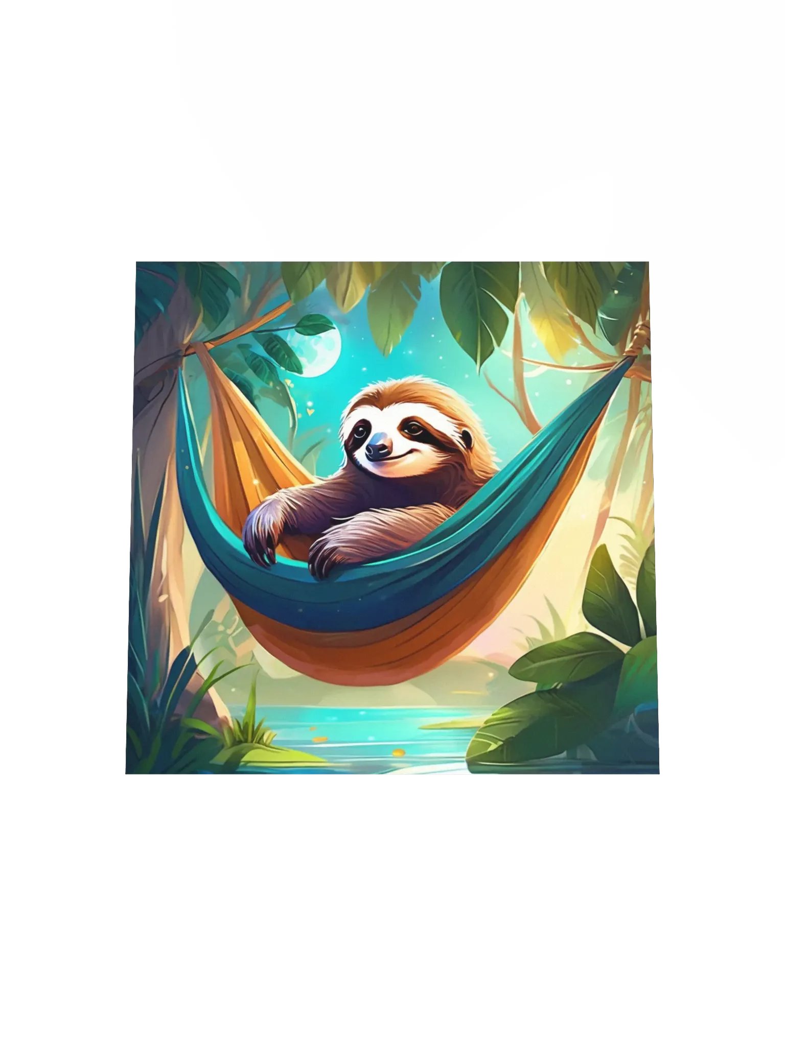 Sloth Serenity Matte Poster product image (20)
