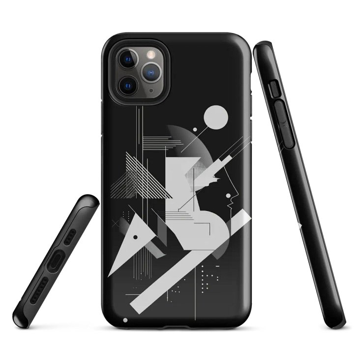 Abstract Persona 001 (Black) (Iphone Tough Case) product image (1)